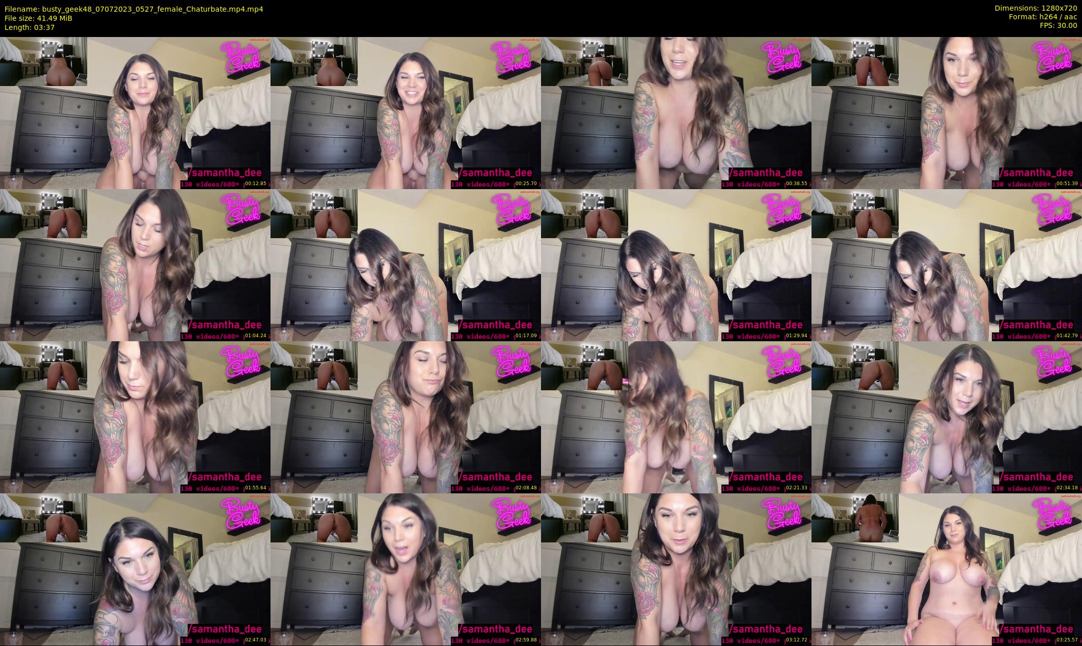 busty_geek48 — 4 minute Chaturbate female cam show recording, 720p, Jul 7, 2023
