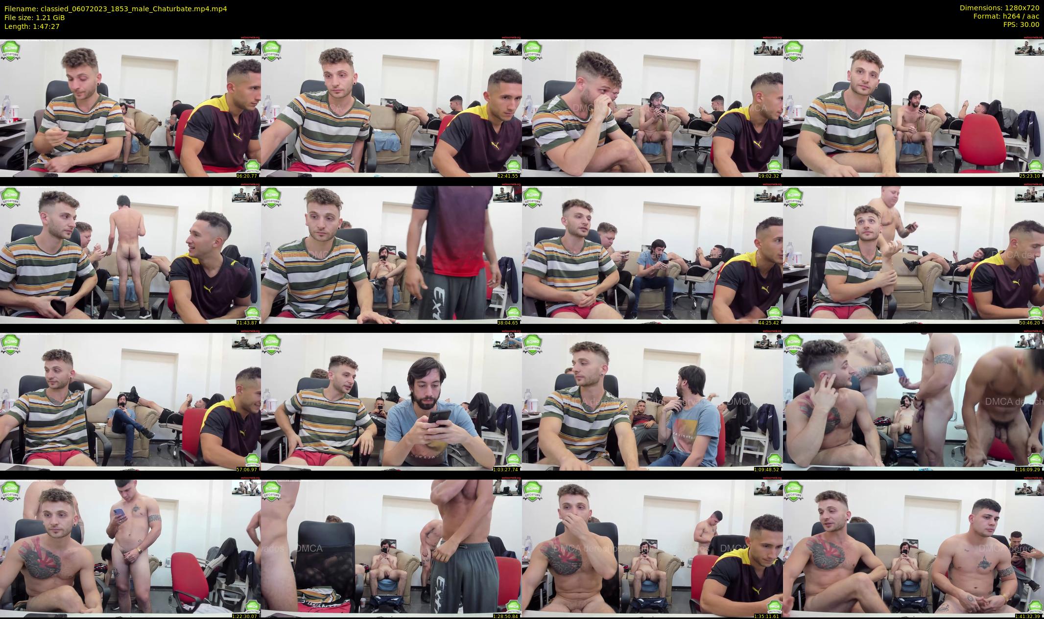 classied — 108 minute Chaturbate male cam show recording, 720p, Jul 6, 2023