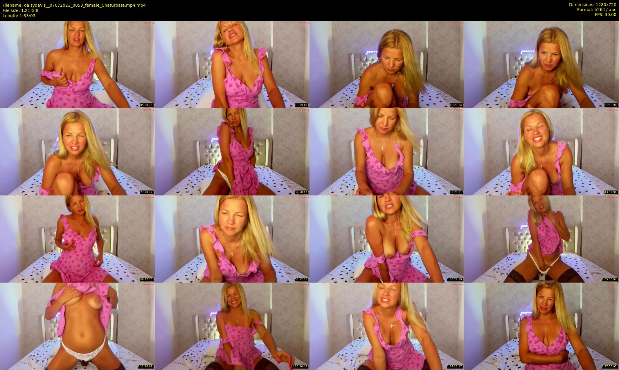 daisydavis_ — 94 minute Chaturbate female cam show recording, 720p, Jul 7, 2023
