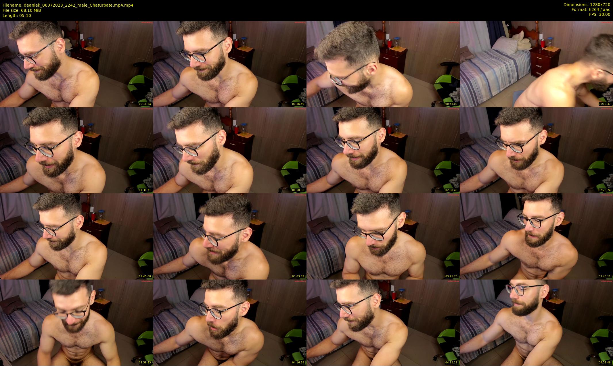 deanlek — 6 minute Chaturbate male cam show recording, 720p, Jul 6, 2023