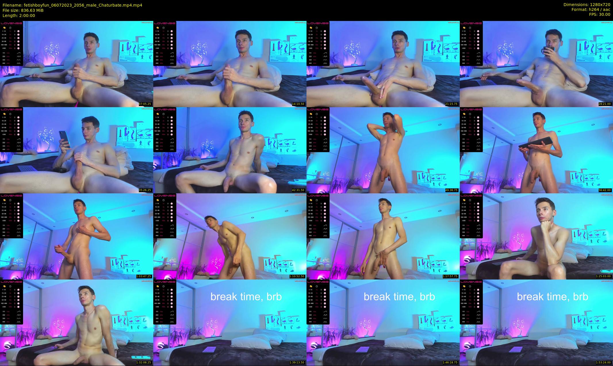 fetishboyfun — 120 minute Chaturbate male cam show recording, 720p, Jul 6, 2023