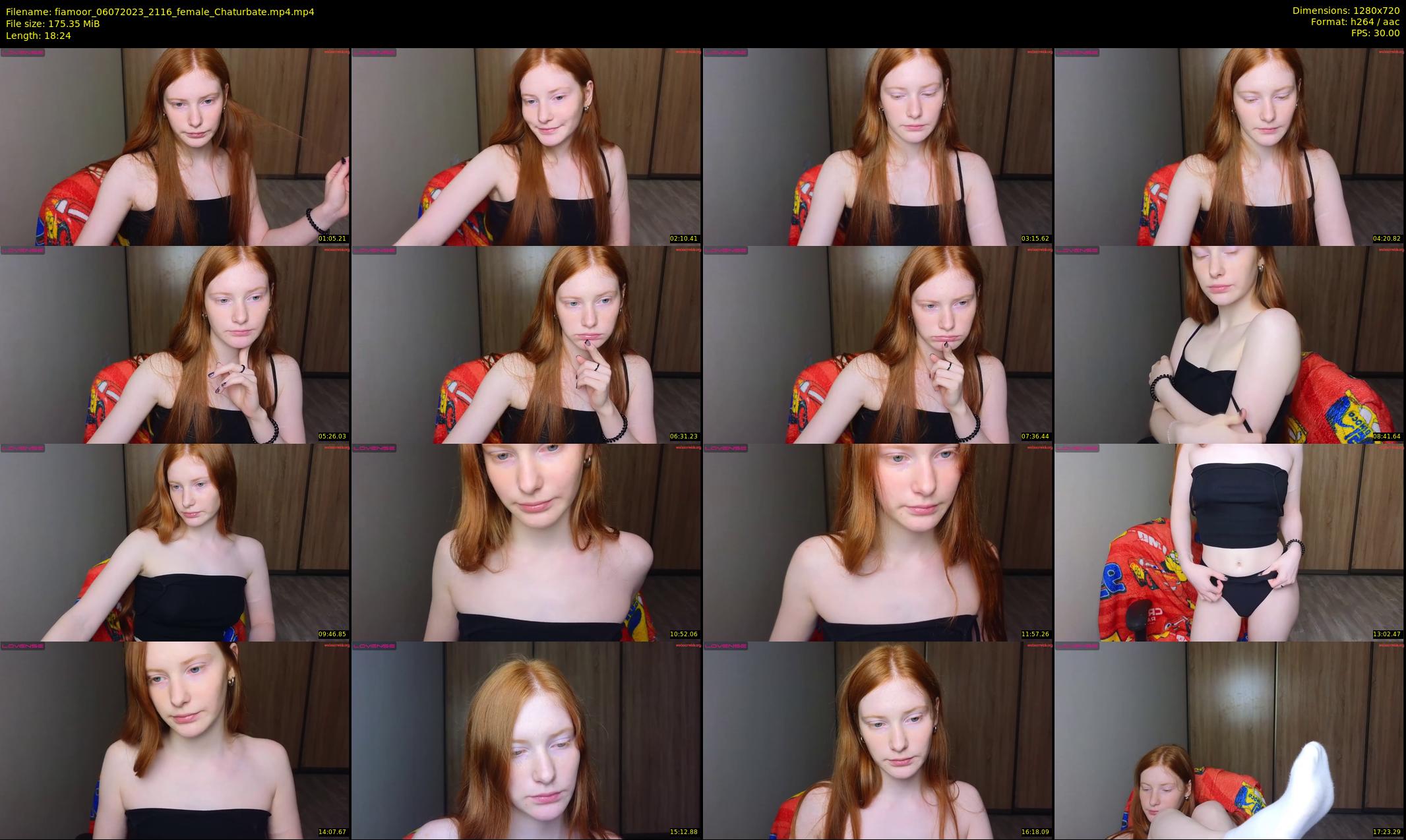 fiamoor — 19 minute Chaturbate female cam show recording, 720p, Jul 6, 2023