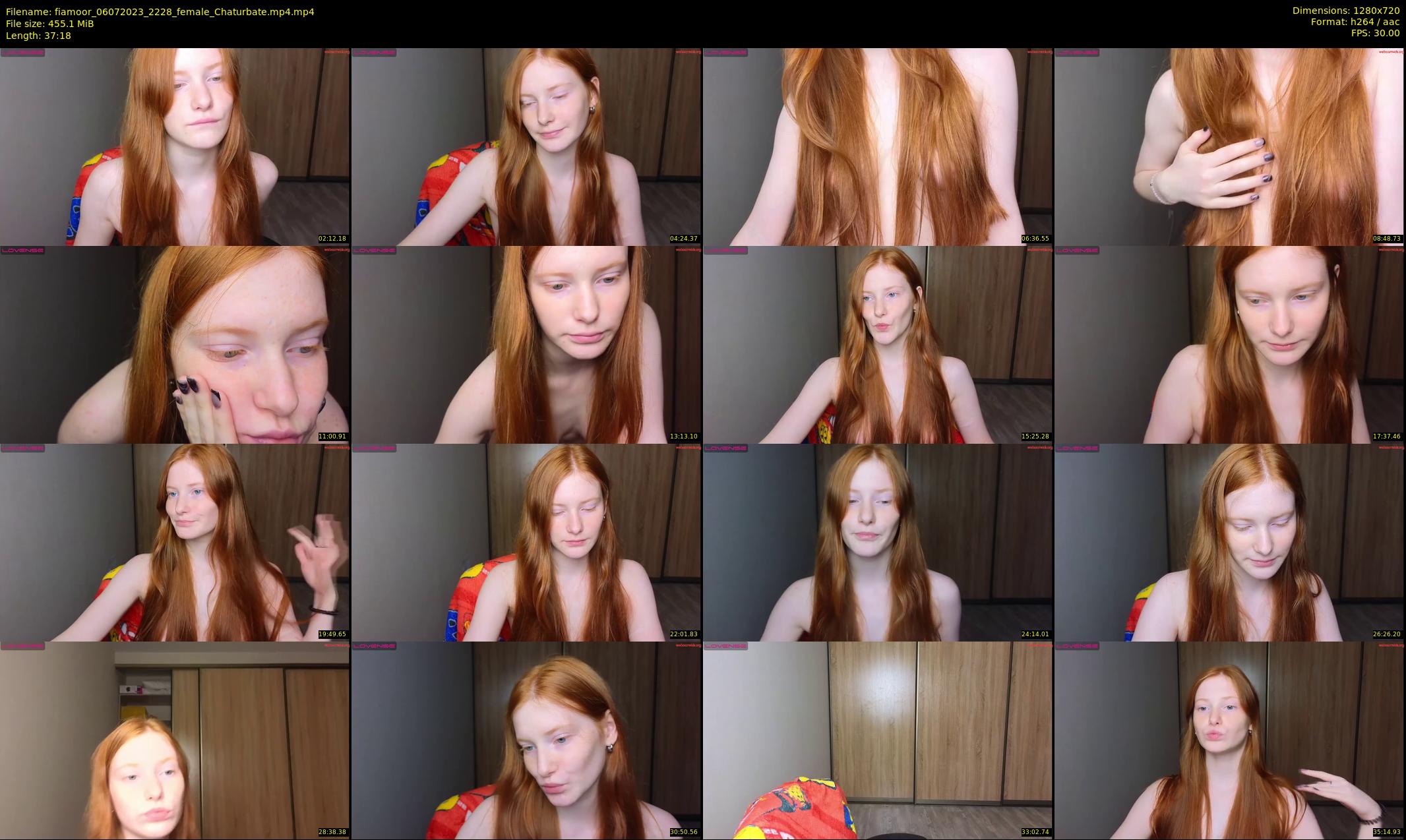 fiamoor — 38 minute Chaturbate female cam show recording, 720p, Jul 6, 2023