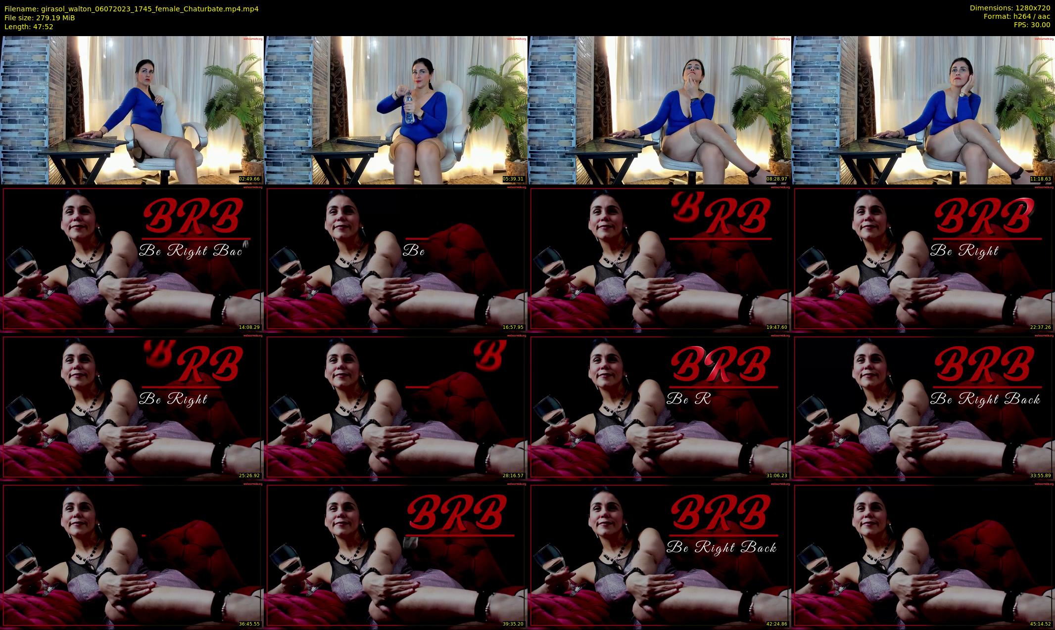girasol_walton — 48 minute Chaturbate female cam show recording, 720p, Jul 6, 2023