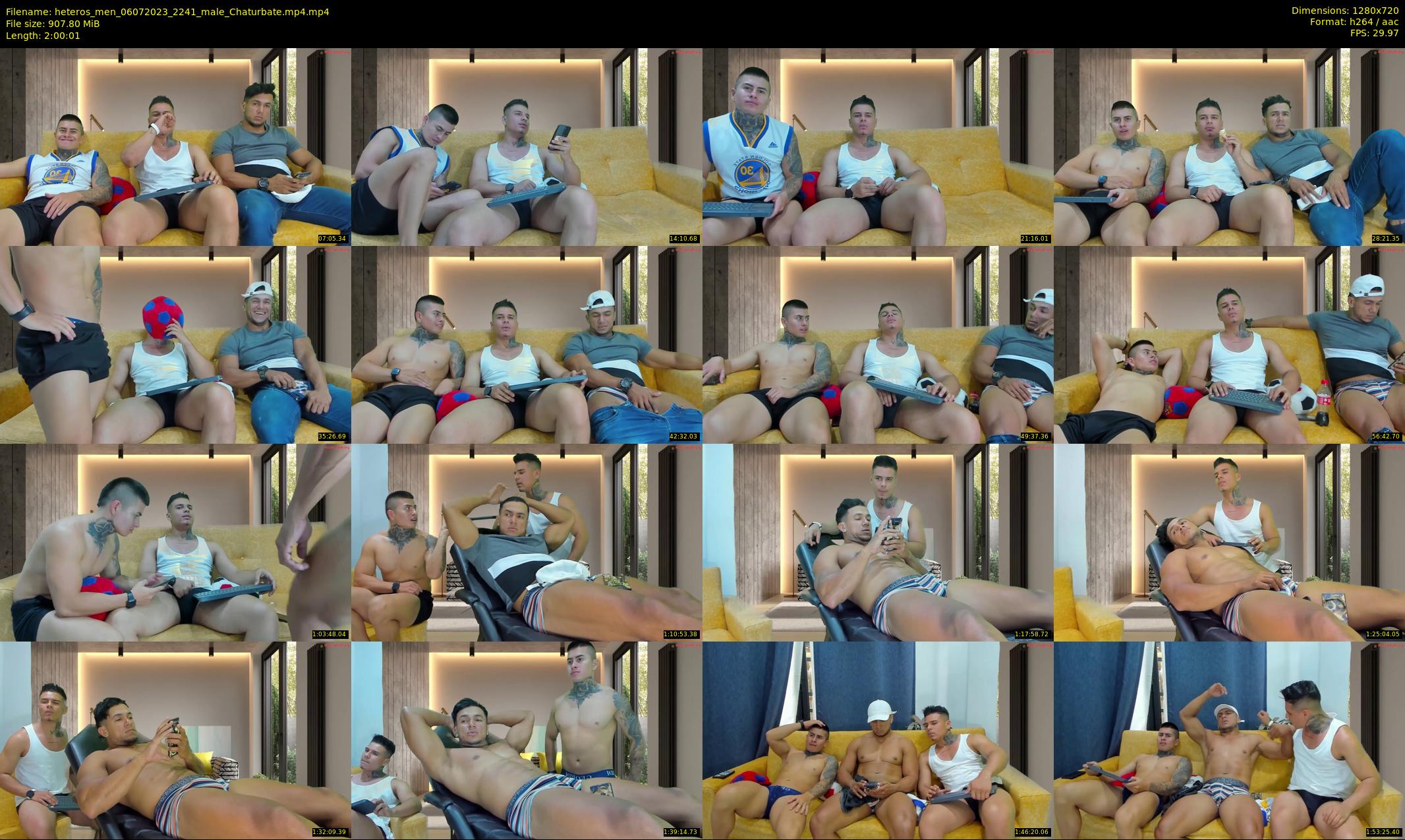 heteros_men — 121 minute Chaturbate male cam show recording, 720p, Jul 6, 2023