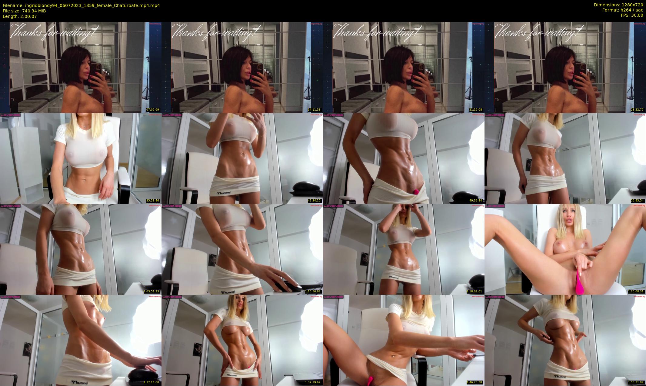ingridblondy94 — 121 minute Chaturbate female cam show recording, 720p, Jul 6, 2023