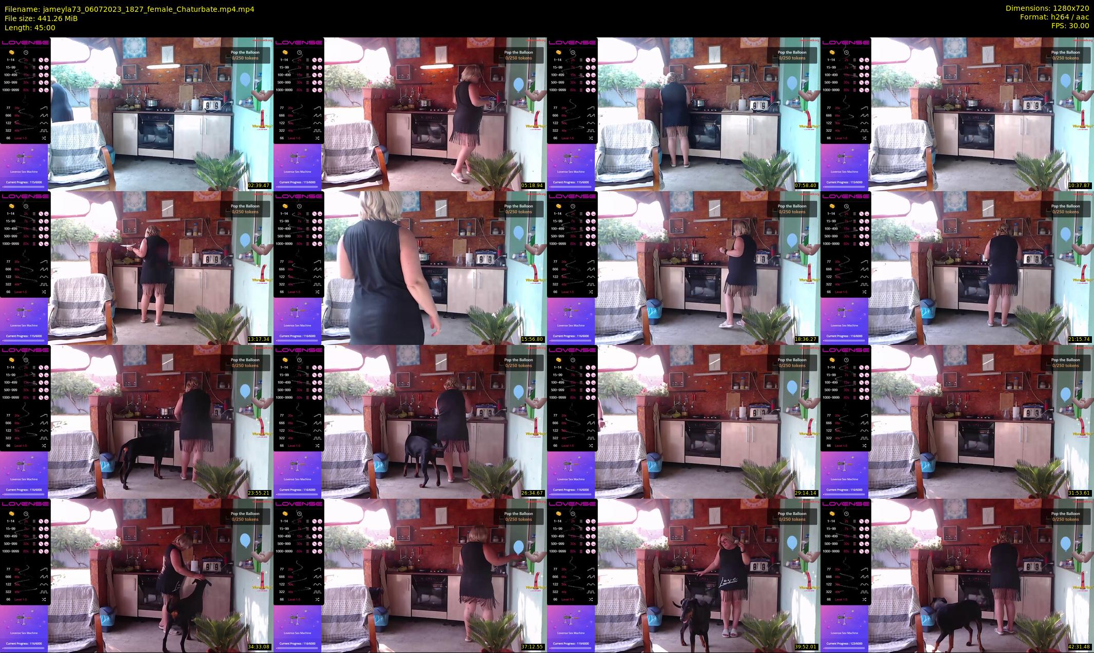 jameyla73 — 45 minute Chaturbate female cam show recording, 720p, Jul 6, 2023
