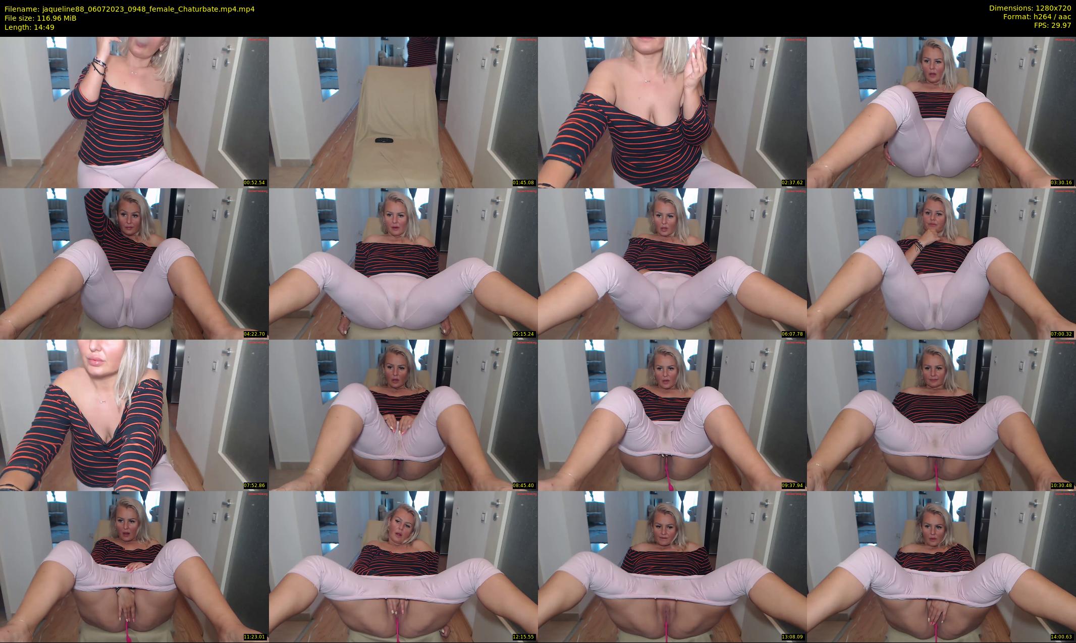 jaqueline88 — 15 minute Chaturbate female cam show recording, 720p, Jul 6, 2023