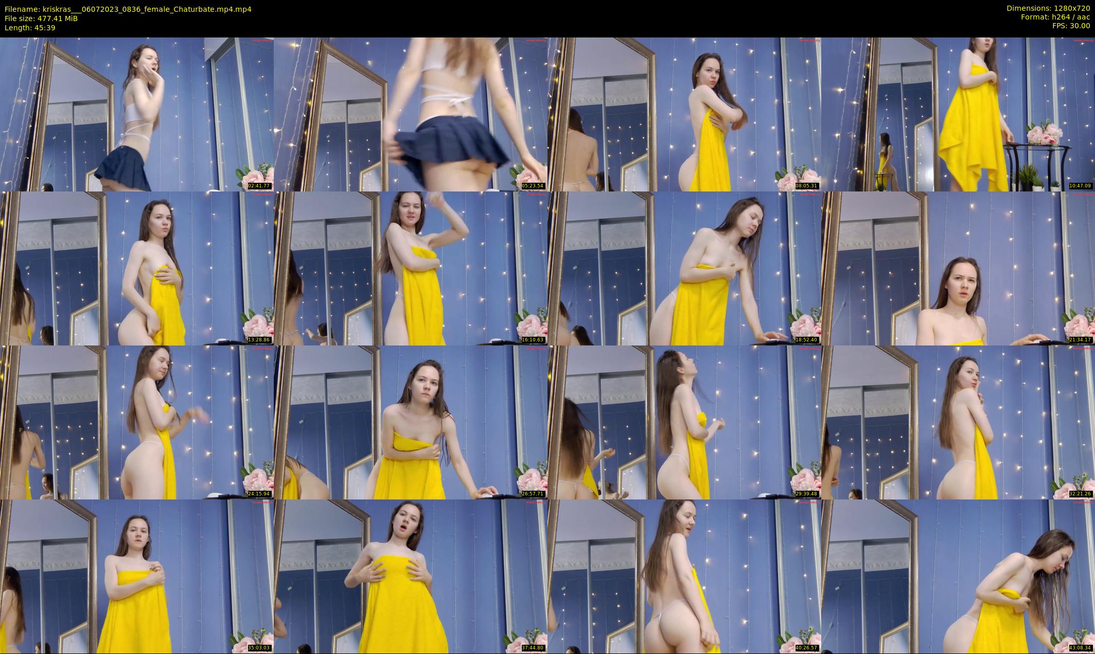 kriskras__ — 46 minute Chaturbate female cam show recording, 720p, Jul 6, 2023