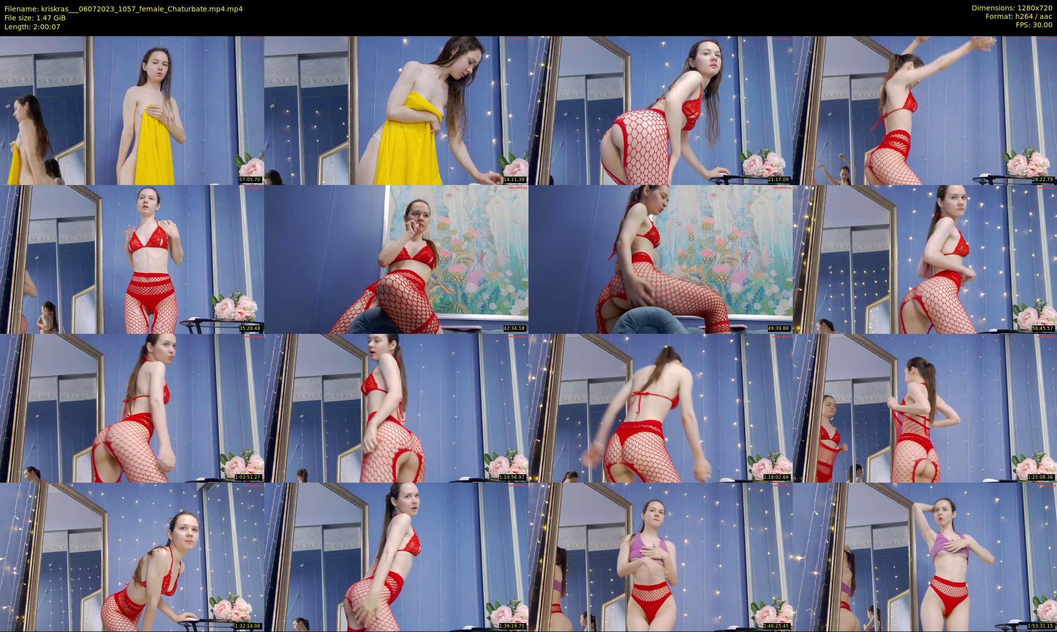 kriskras__ — 121 minute Chaturbate female cam show recording, 720p, Jul 6, 2023