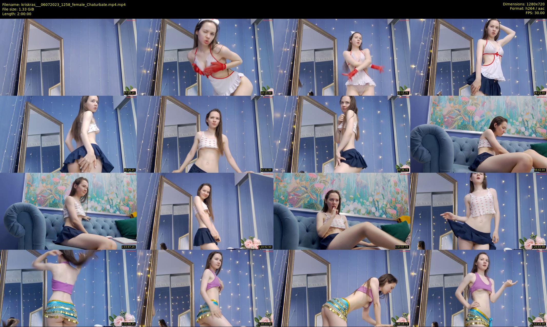 kriskras__ — 120 minute Chaturbate female cam show recording, 720p, Jul 6, 2023