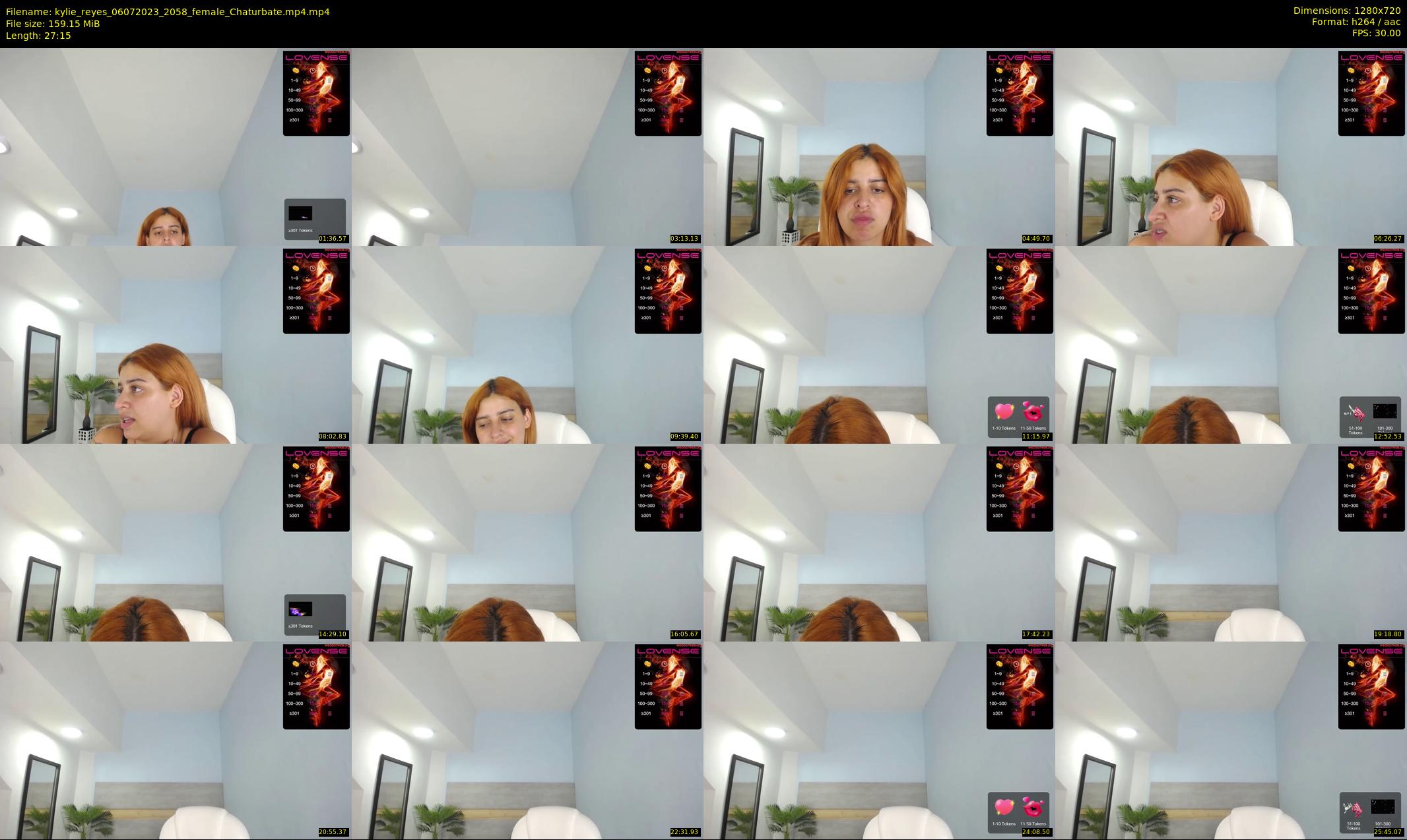 kylie_reyes — 28 minute Chaturbate female cam show recording, 720p, Jul 6, 2023