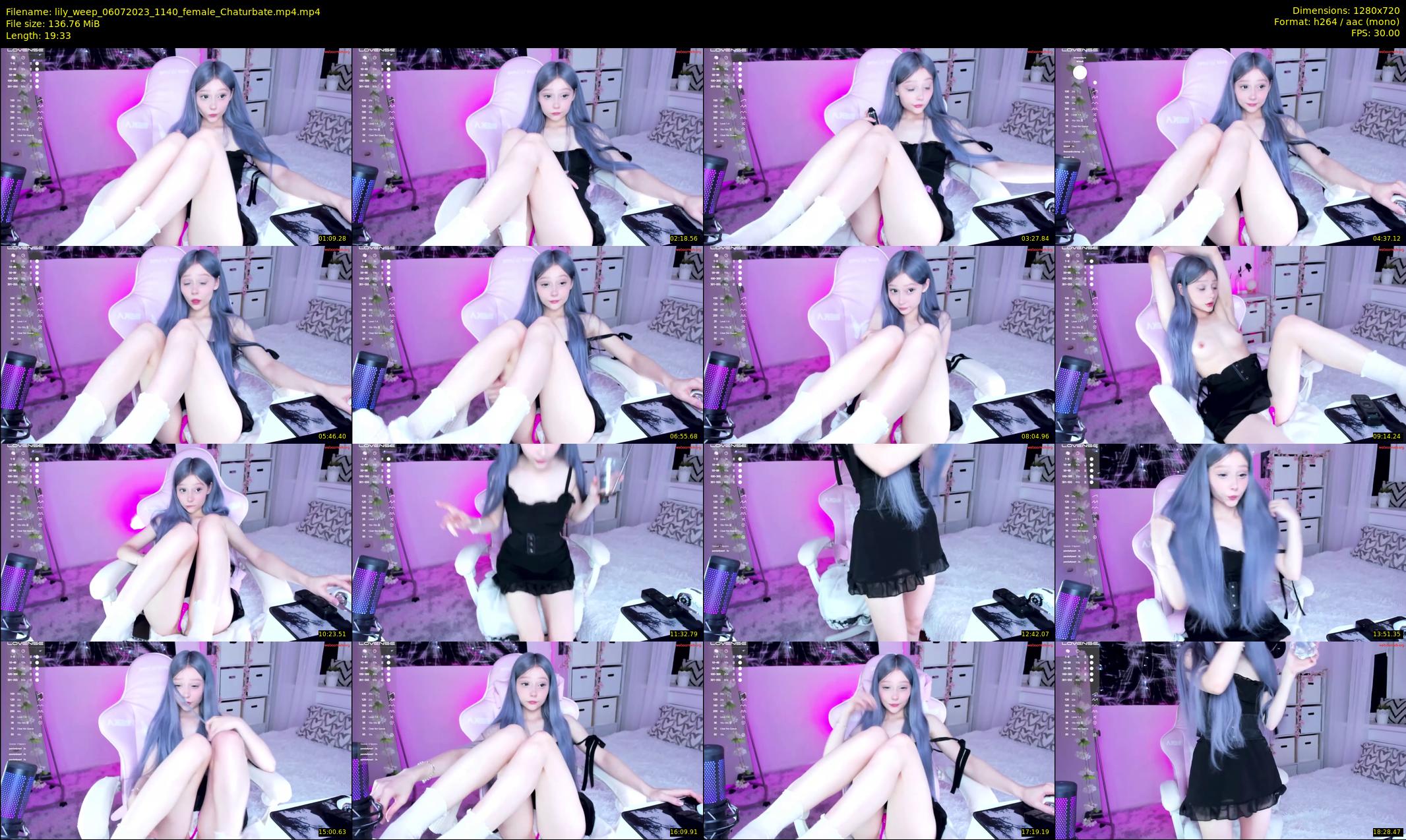 lily_weep — 20 minute Chaturbate female cam show recording, 720p, Jul 6, 2023