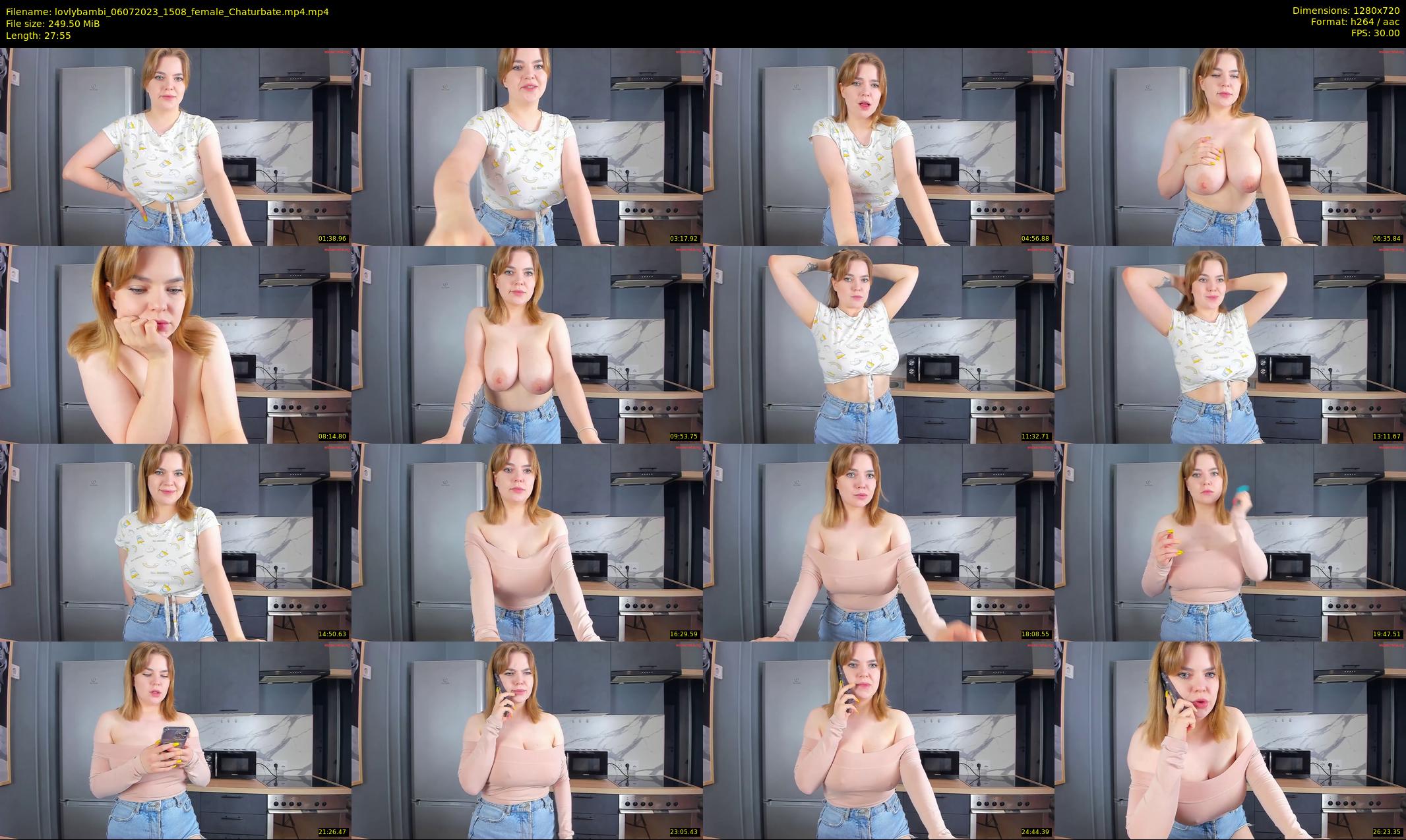 lovlybambi — 28 minute Chaturbate female cam show recording, 720p, Jul 6, 2023