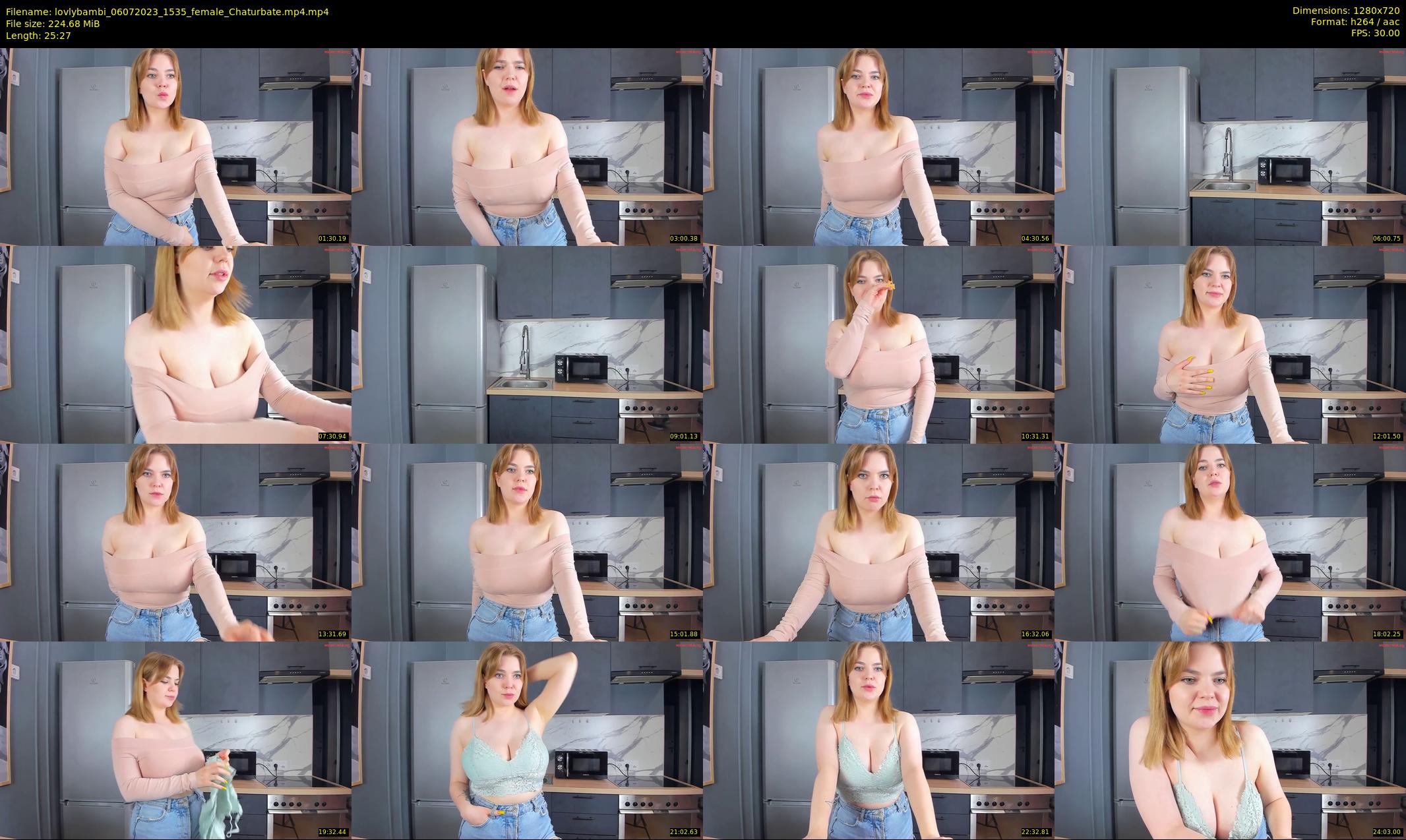 lovlybambi — 26 minute Chaturbate female cam show recording, 720p, Jul 6, 2023