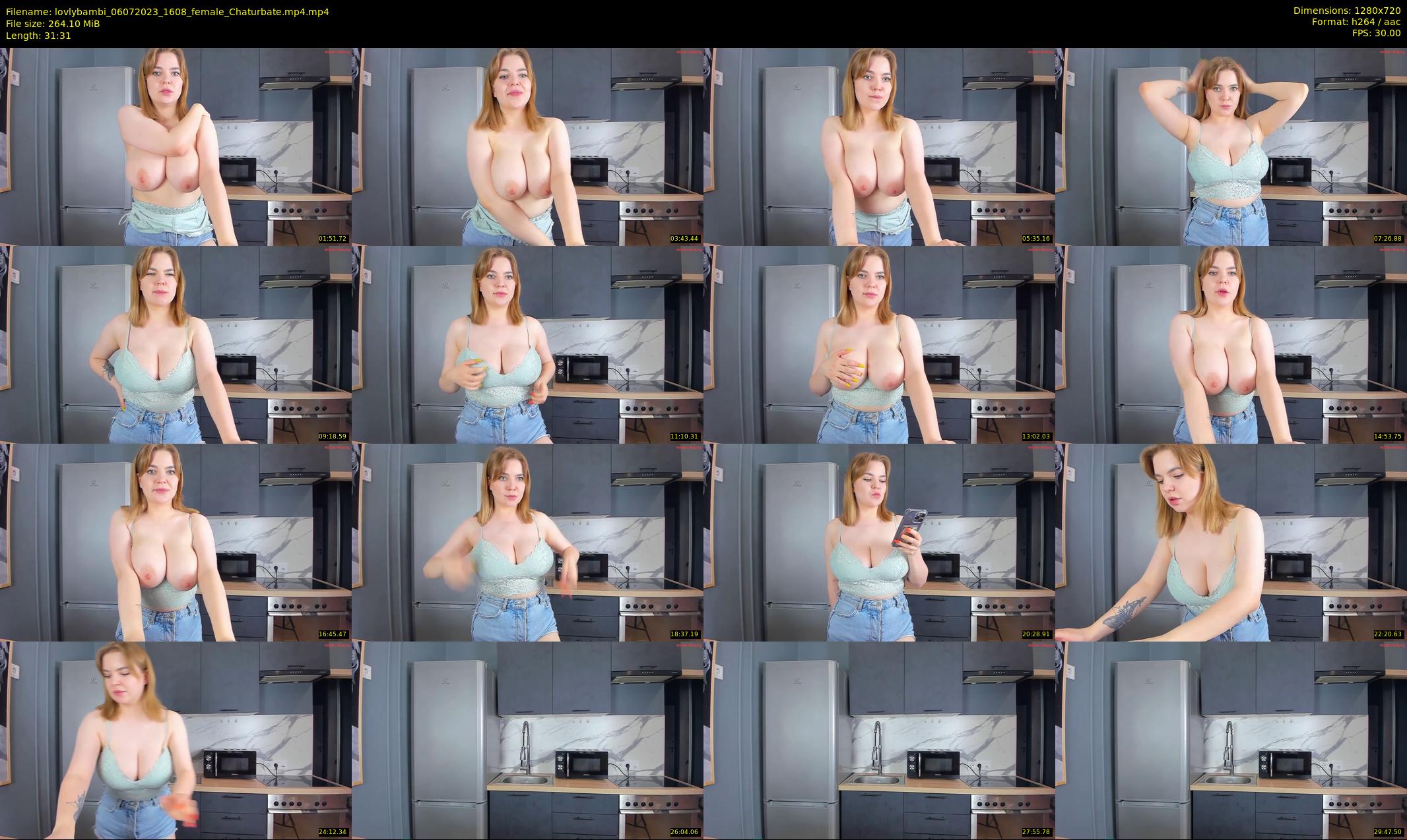 lovlybambi — 32 minute Chaturbate female cam show recording, 720p, Jul 6, 2023