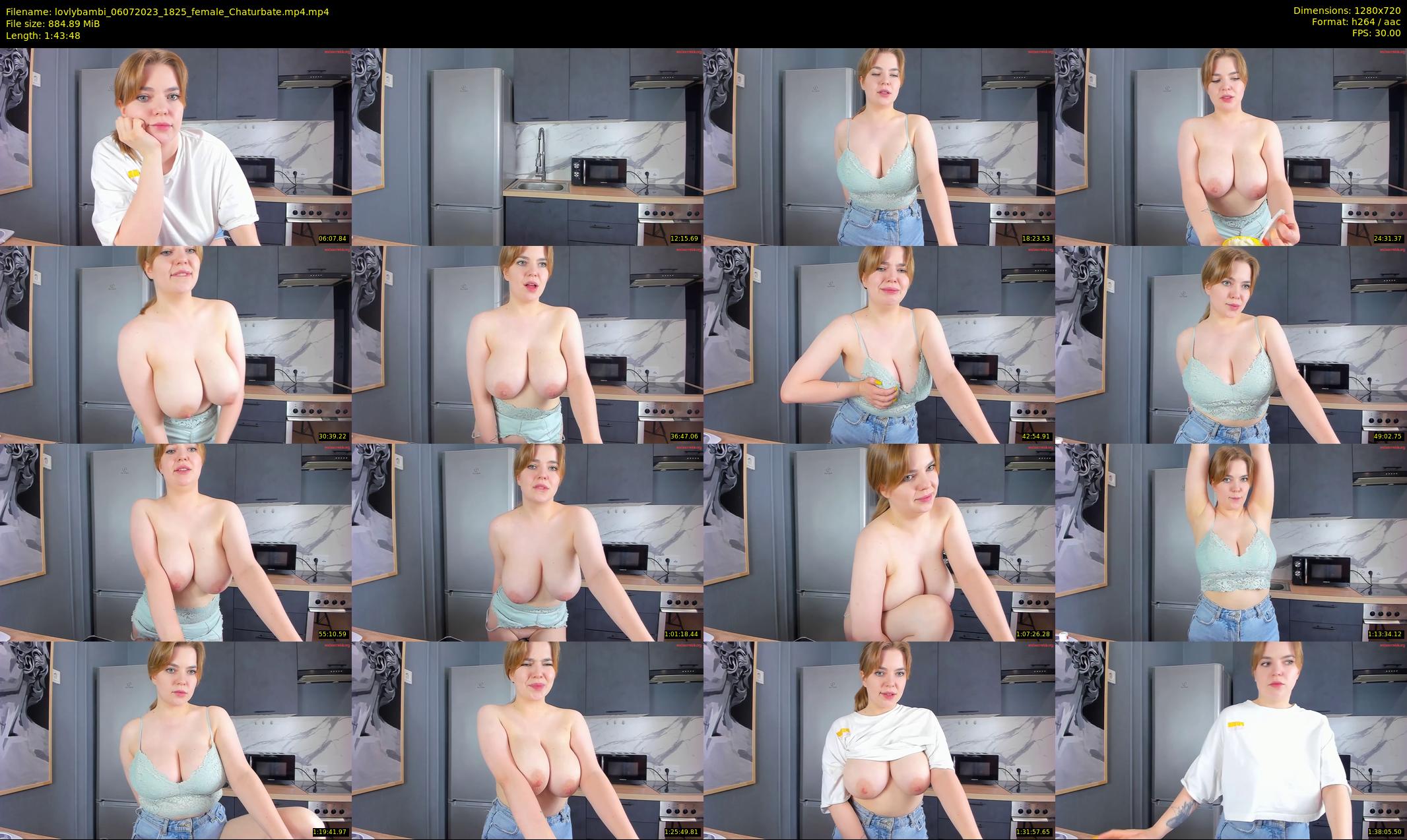 lovlybambi — 104 minute Chaturbate female cam show recording, 720p, Jul 6, 2023
