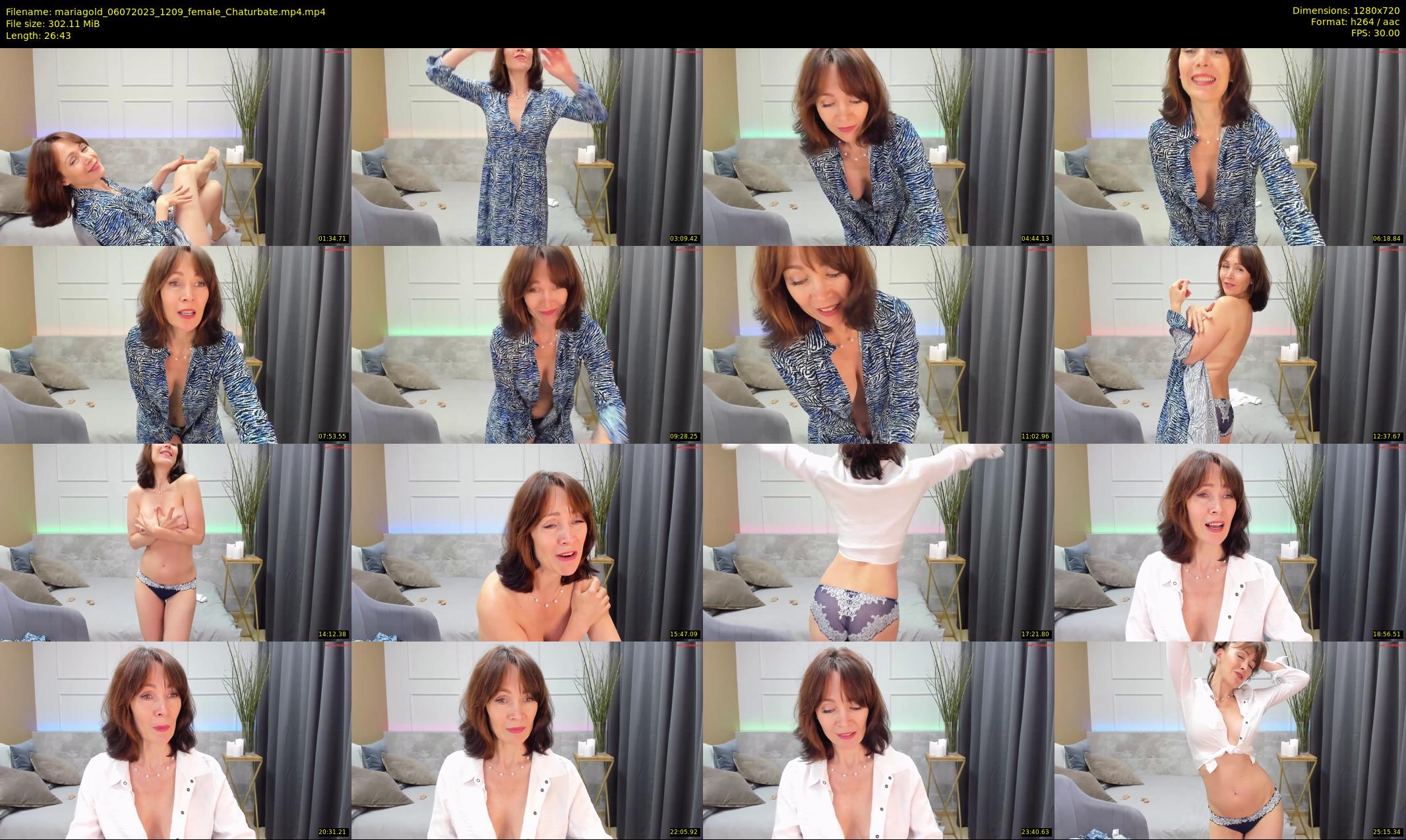 mariagold — 27 minute Chaturbate female cam show recording, 720p, Jul 6, 2023