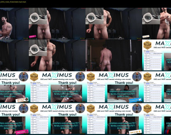 maximus_787 — 4 minute Chaturbate male cam show recording, 720p, Jul 7, 2023