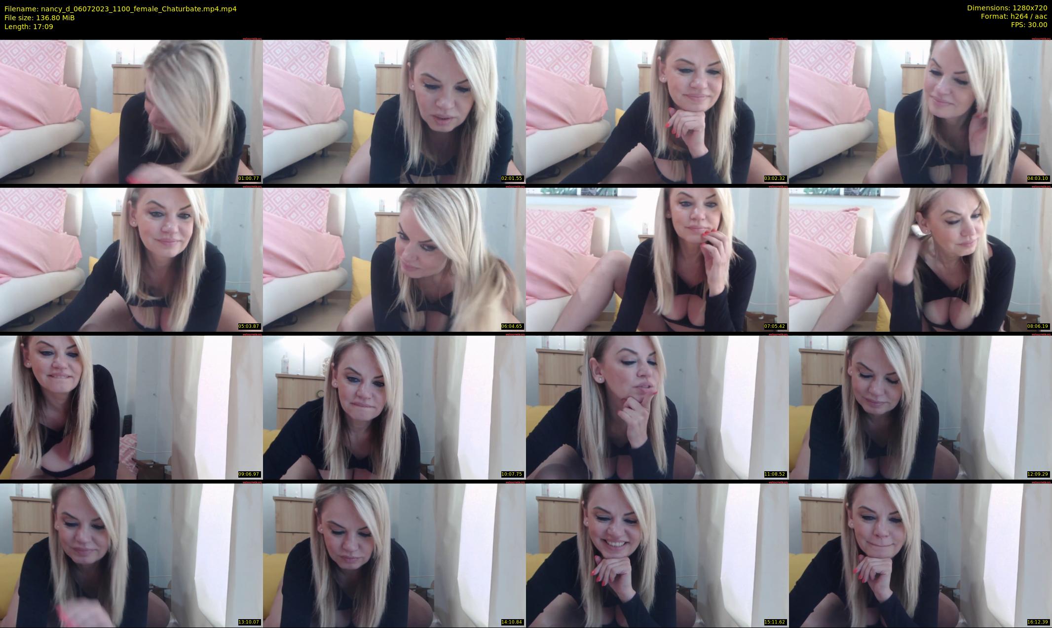 nancy_d — 18 minute Chaturbate female cam show recording, 720p, Jul 6, 2023