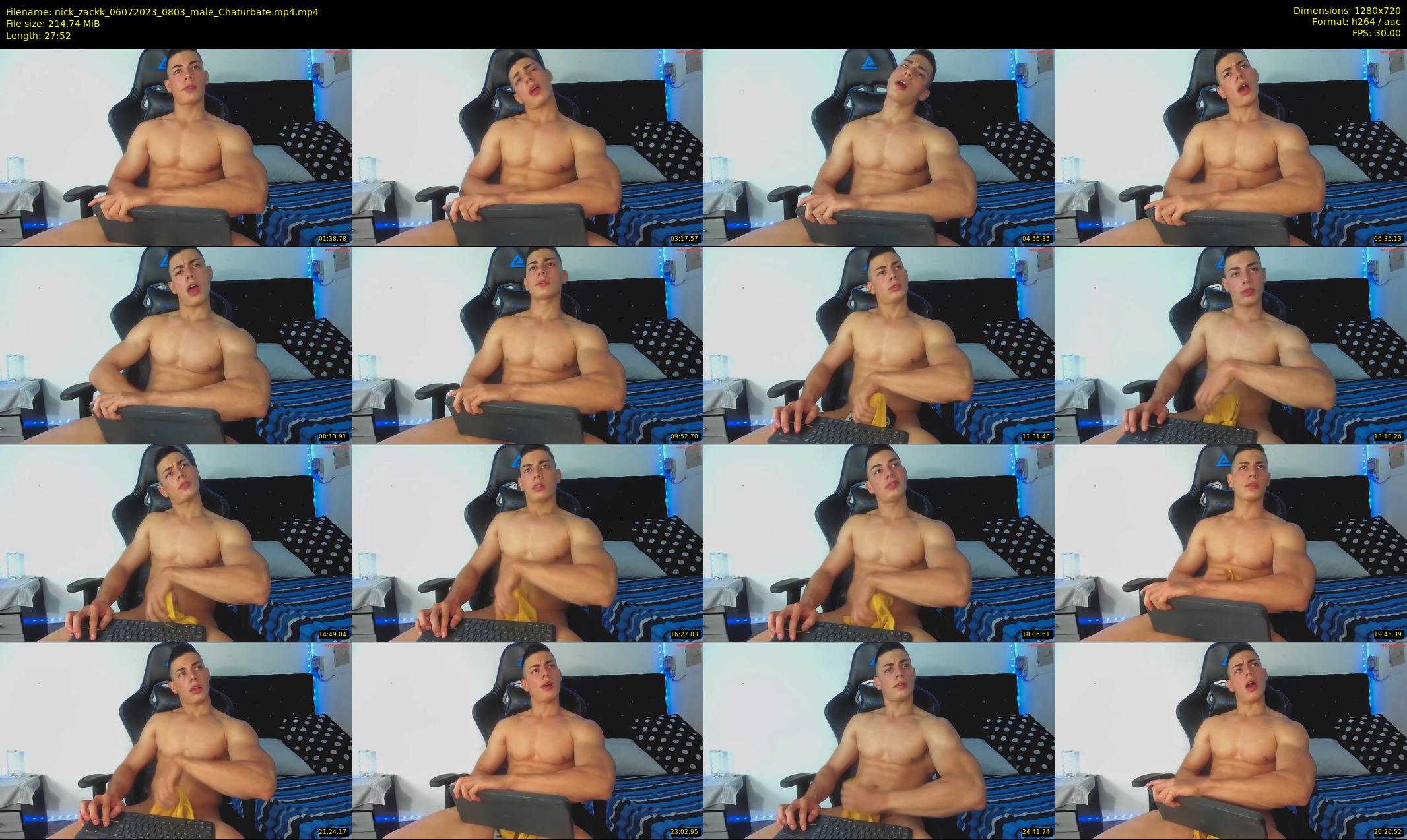 nick_zackk — 28 minute Chaturbate male cam show recording, 720p, Jul 6, 2023