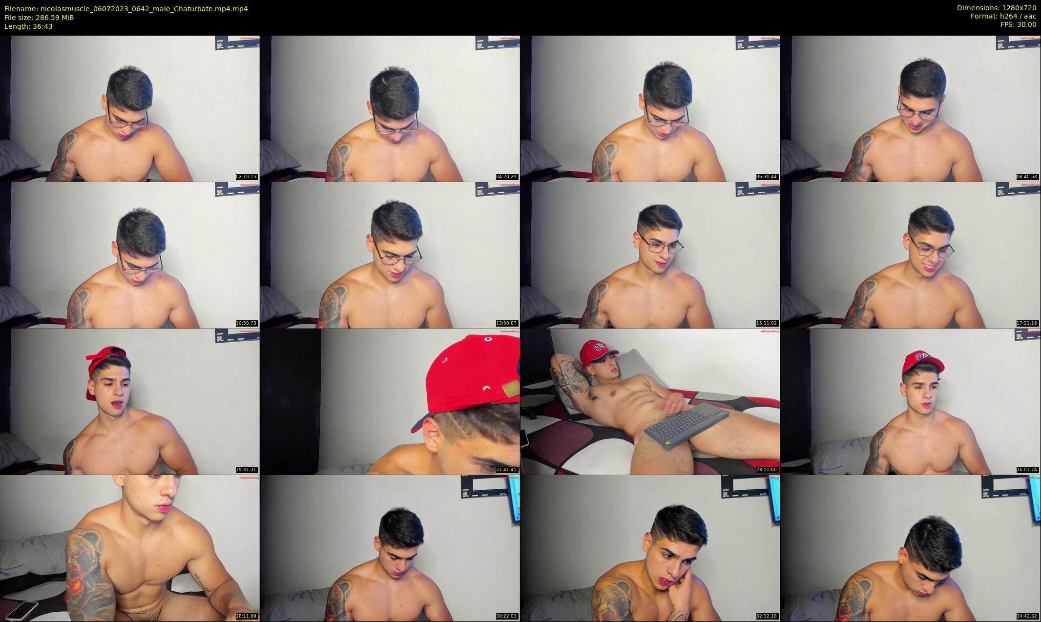 nicolasmuscle — 37 minute Chaturbate male cam show recording, 720p, Jul 6, 2023