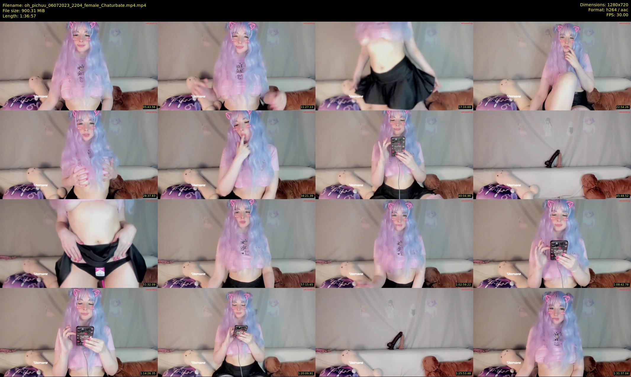 oh_pichuu — 97 minute Chaturbate female cam show recording, 720p, Jul 6, 2023