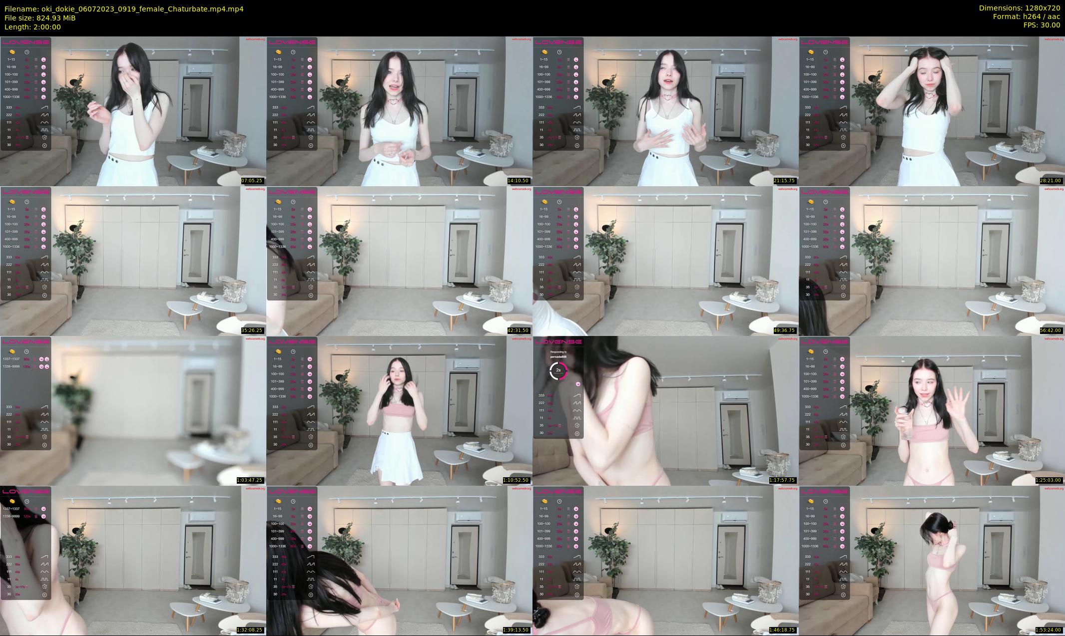 oki_dokie — 120 minute Chaturbate female cam show recording, 720p, Jul 6, 2023