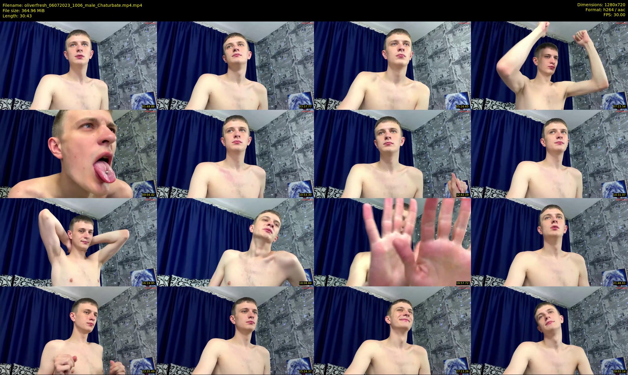 oliverfresh — 31 minute Chaturbate male cam show recording, 720p, Jul 6, 2023