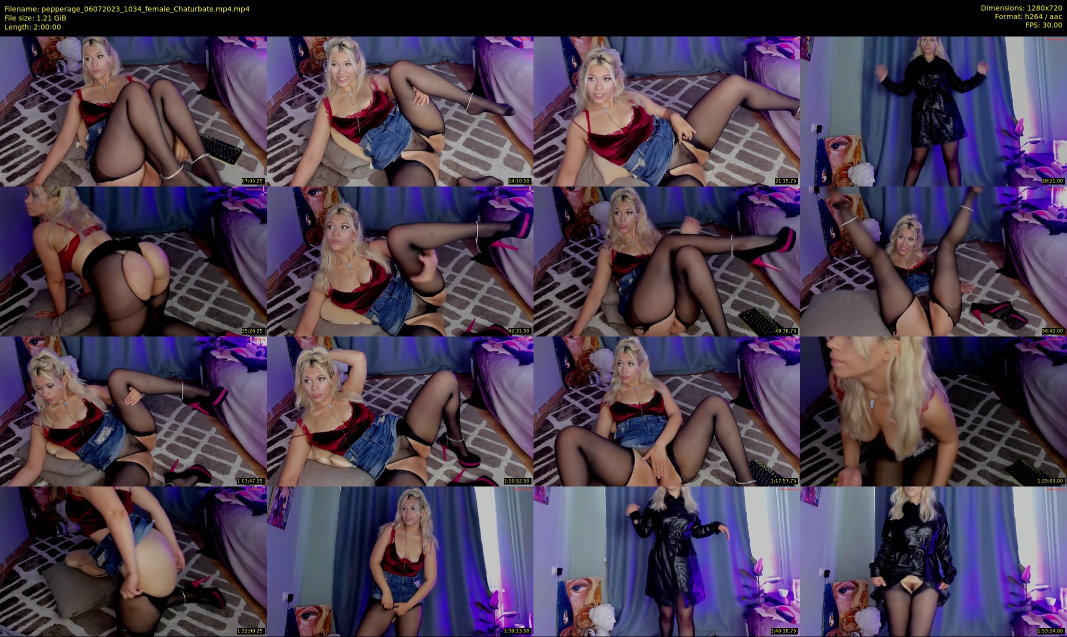 pepperage — 120 minute Chaturbate female cam show recording, 720p, Jul 6, 2023
