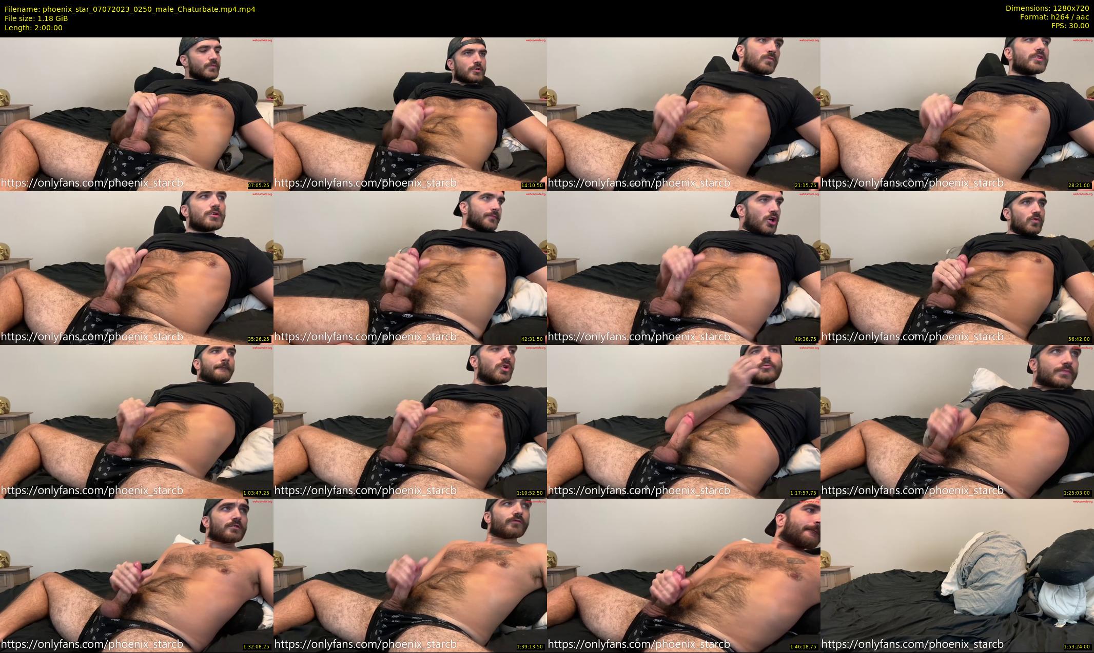 phoenix_star — 120 minute Chaturbate male cam show recording, 720p, Jul 7, 2023