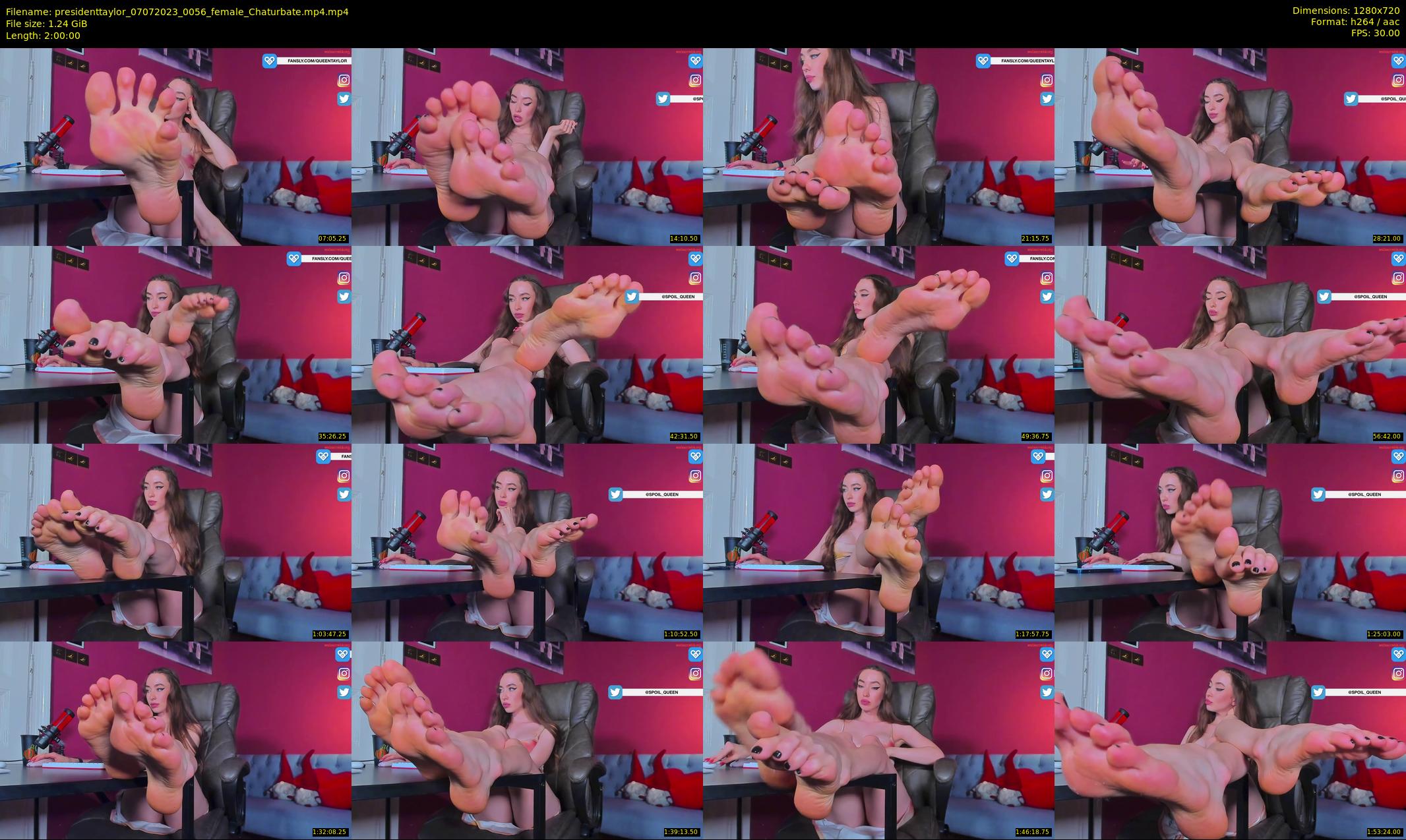 presidenttaylor — 120 minute Chaturbate female cam show recording, 720p, Jul 7, 2023