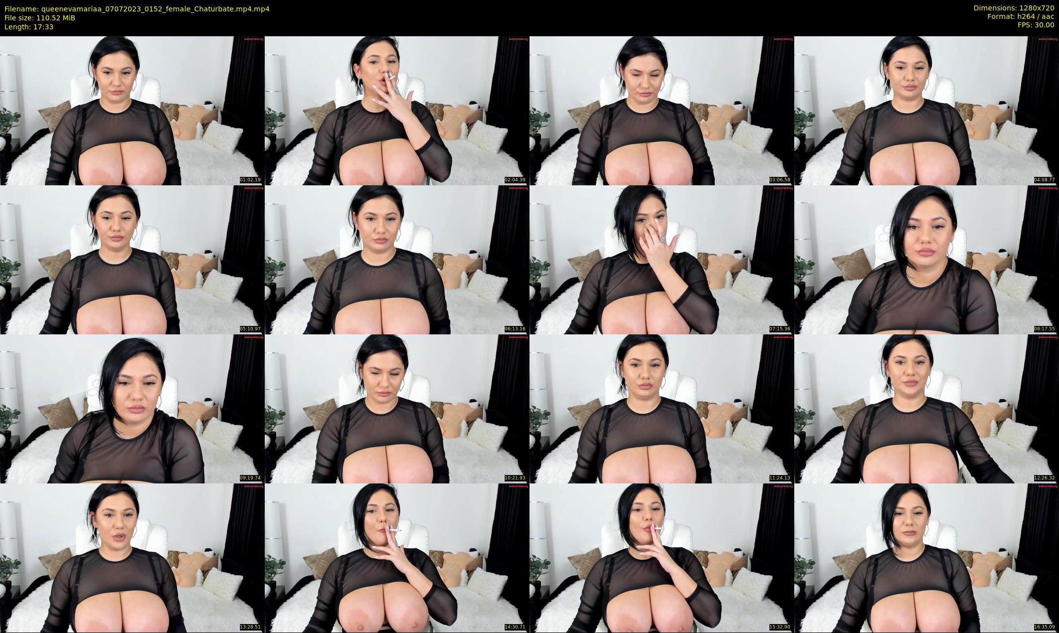 queenevamariaa — 18 minute Chaturbate female cam show recording, 720p, Jul 7, 2023