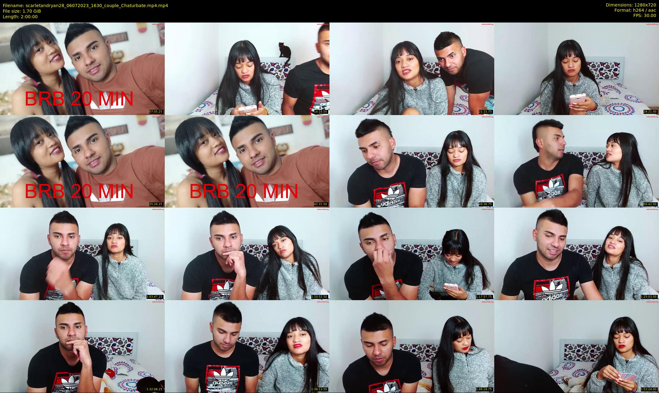 scarletandryan28 — 120 minute Chaturbate couple cam show recording, 720p, Jul 6, 2023