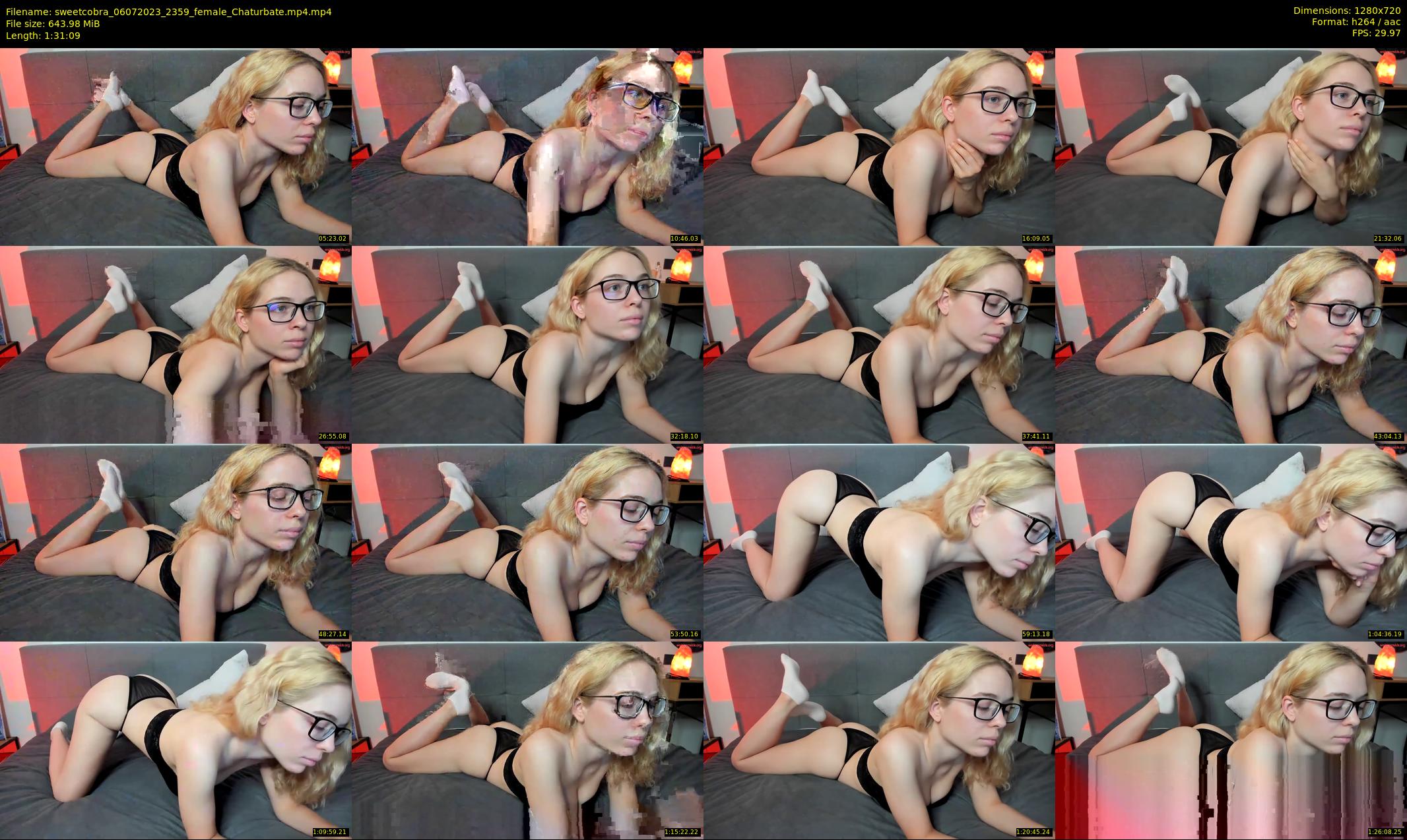 sweetcobra — 92 minute Chaturbate female cam show recording, 720p, Jul 6, 2023
