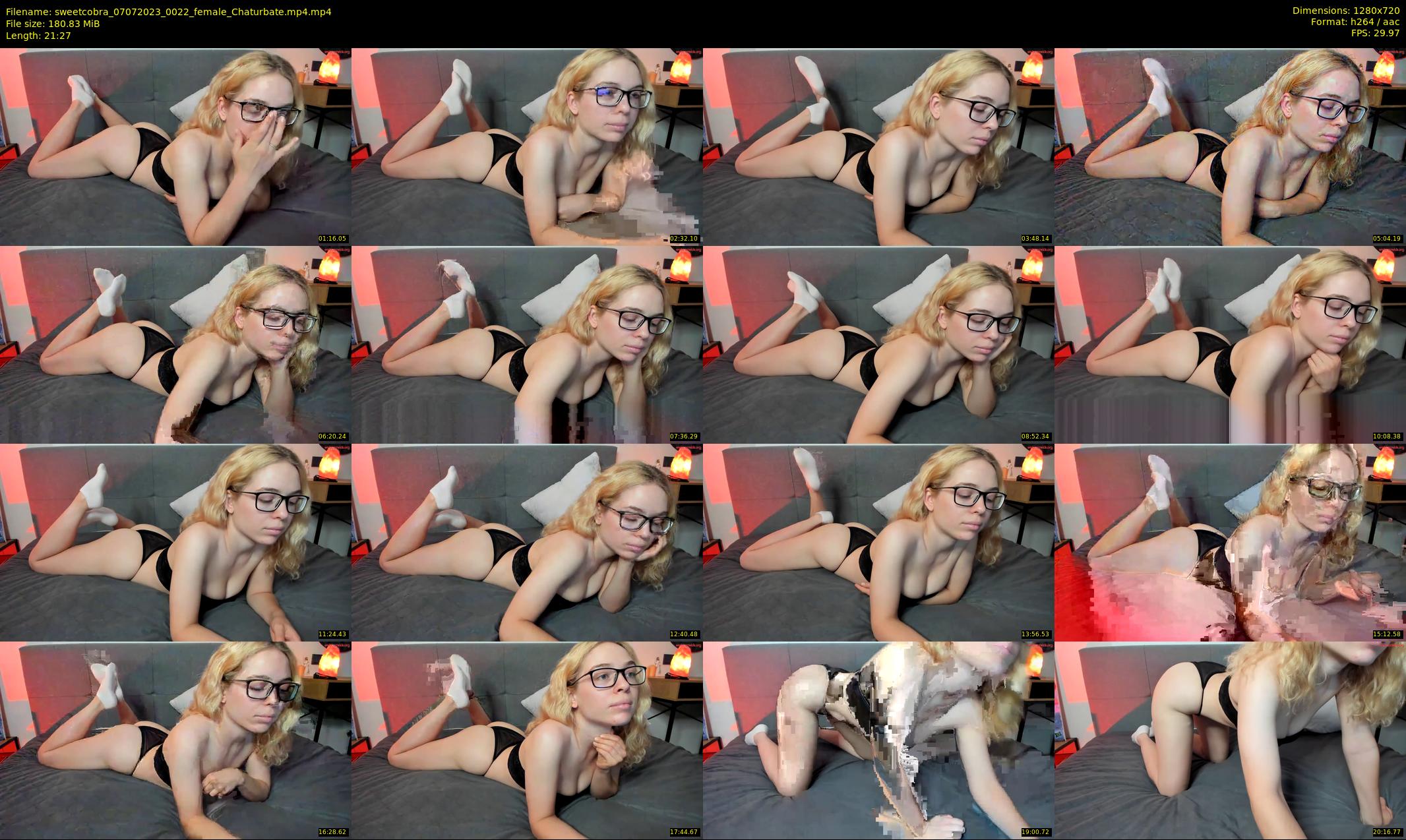 sweetcobra — 22 minute Chaturbate female cam show recording, 720p, Jul 7, 2023