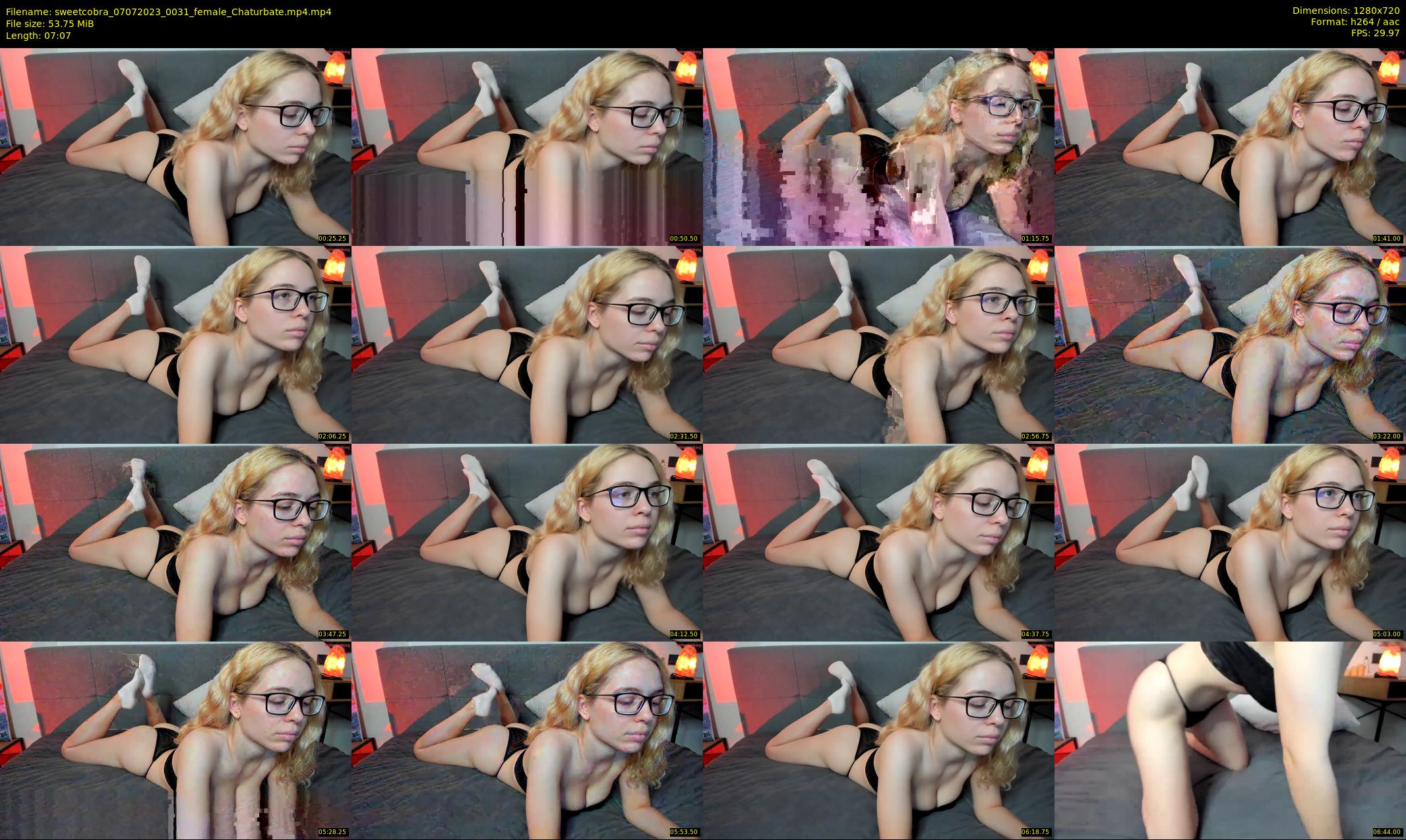 sweetcobra — 8 minute Chaturbate female cam show recording, 720p, Jul 7, 2023