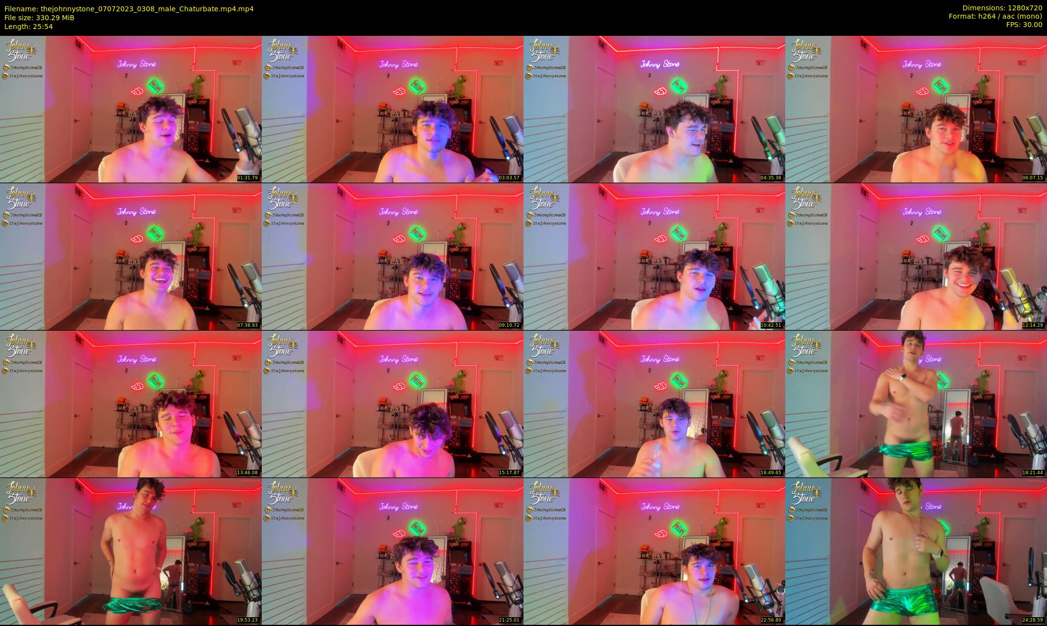 thejohnnystone — 26 minute Chaturbate male cam show recording, 720p, Jul 7, 2023