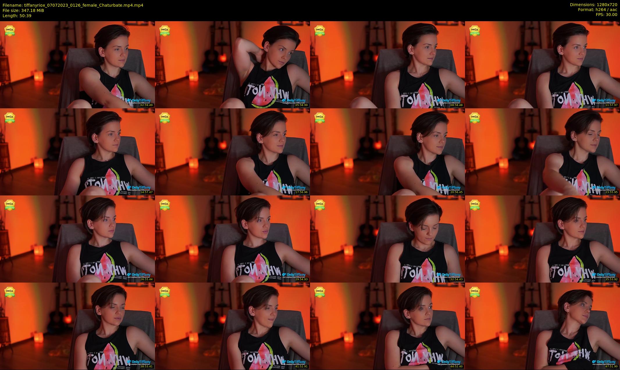 tiffanyriox — 51 minute Chaturbate female cam show recording, 720p, Jul 7, 2023