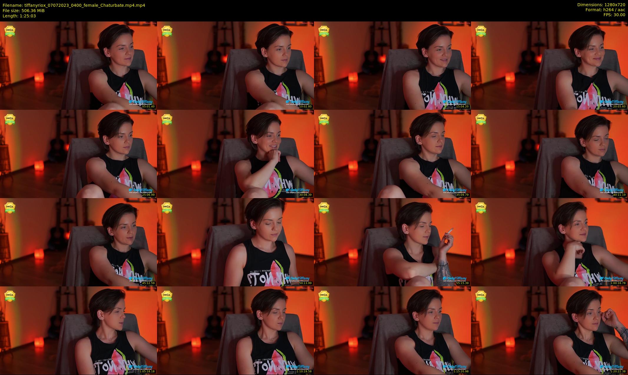 tiffanyriox — 86 minute Chaturbate female cam show recording, 720p, Jul 7, 2023