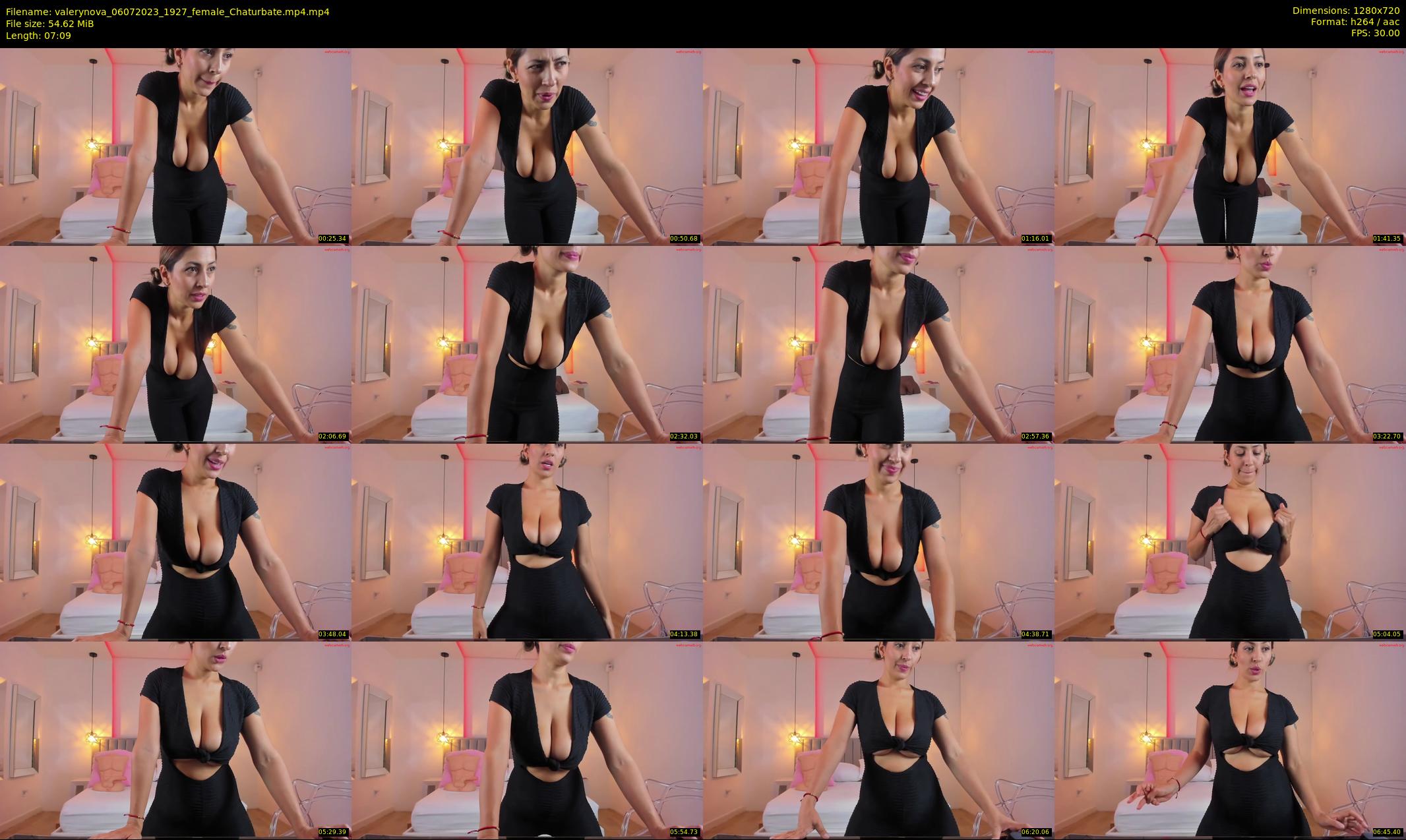 valerynova — 8 minute Chaturbate female cam show recording, 720p, Jul 6, 2023
