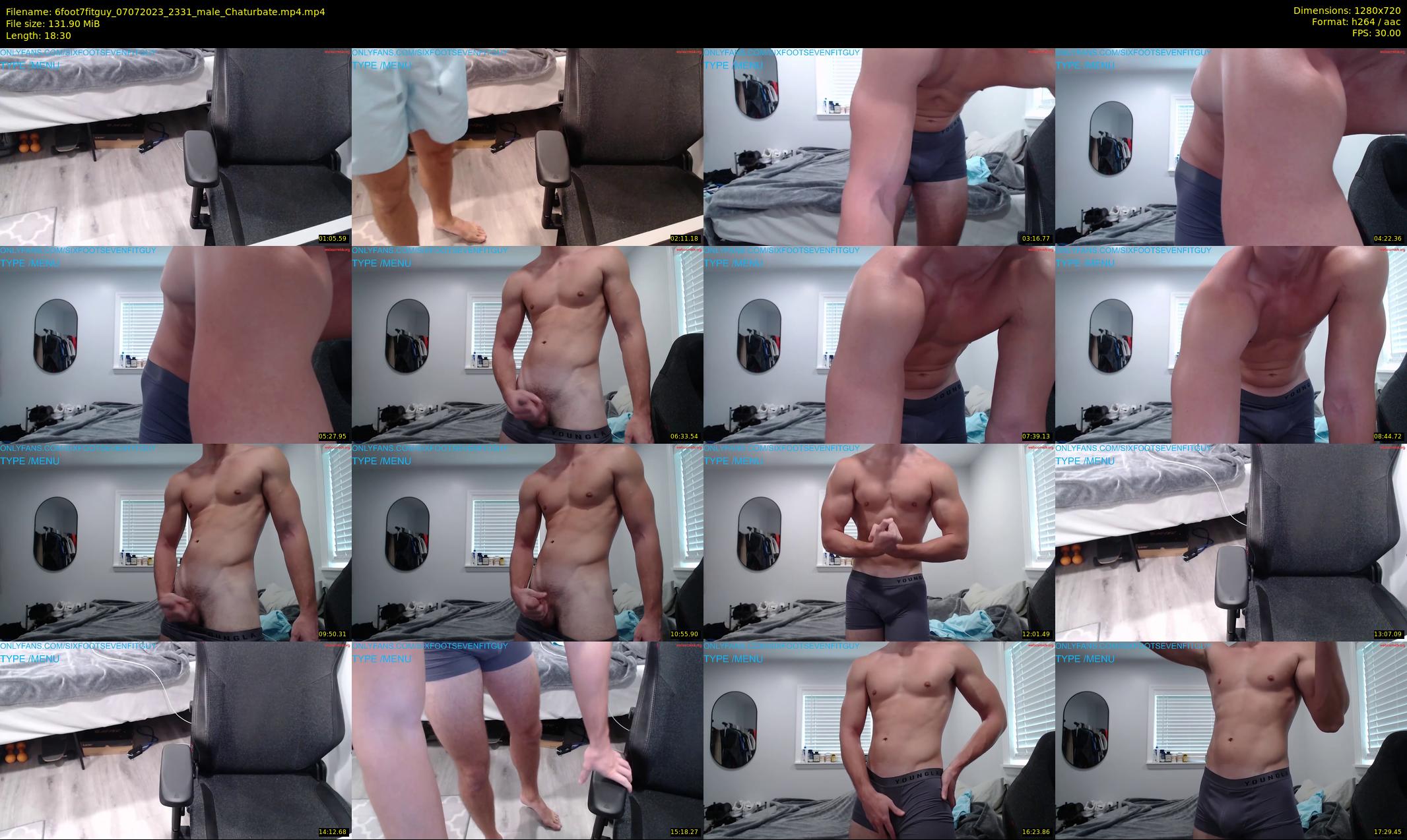 6foot7fitguy — 19 minute Chaturbate male cam show recording, 720p, Jul 7, 2023
