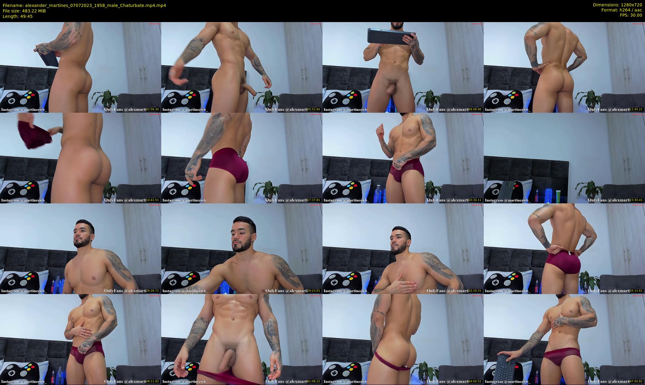 alexander_martines — 50 minute Chaturbate male cam show recording, 720p, Jul 7, 2023