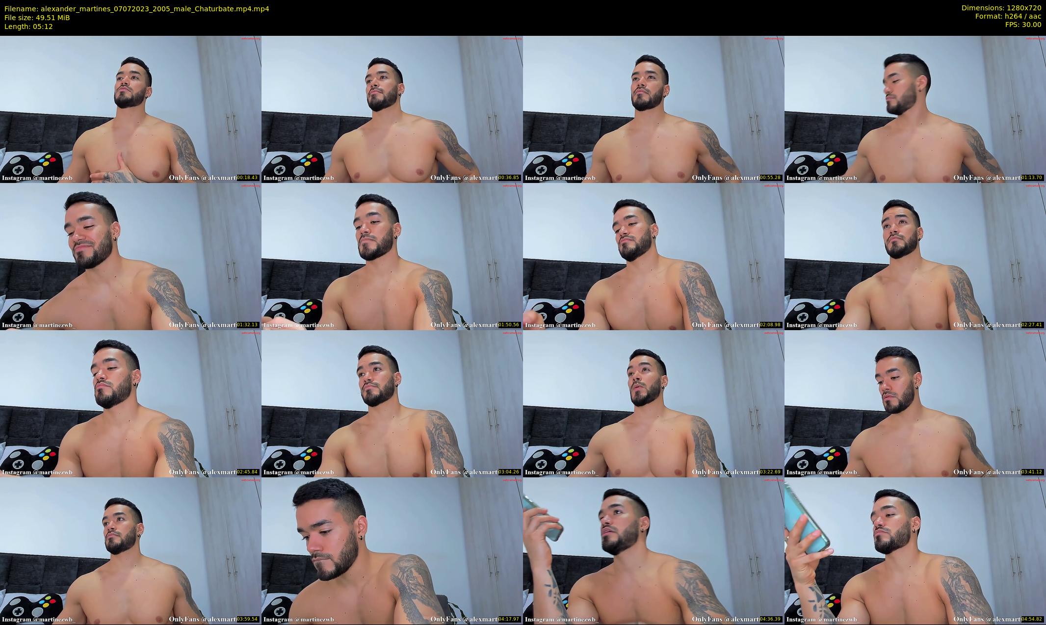 alexander_martines — 6 minute Chaturbate male cam show recording, 720p, Jul 7, 2023