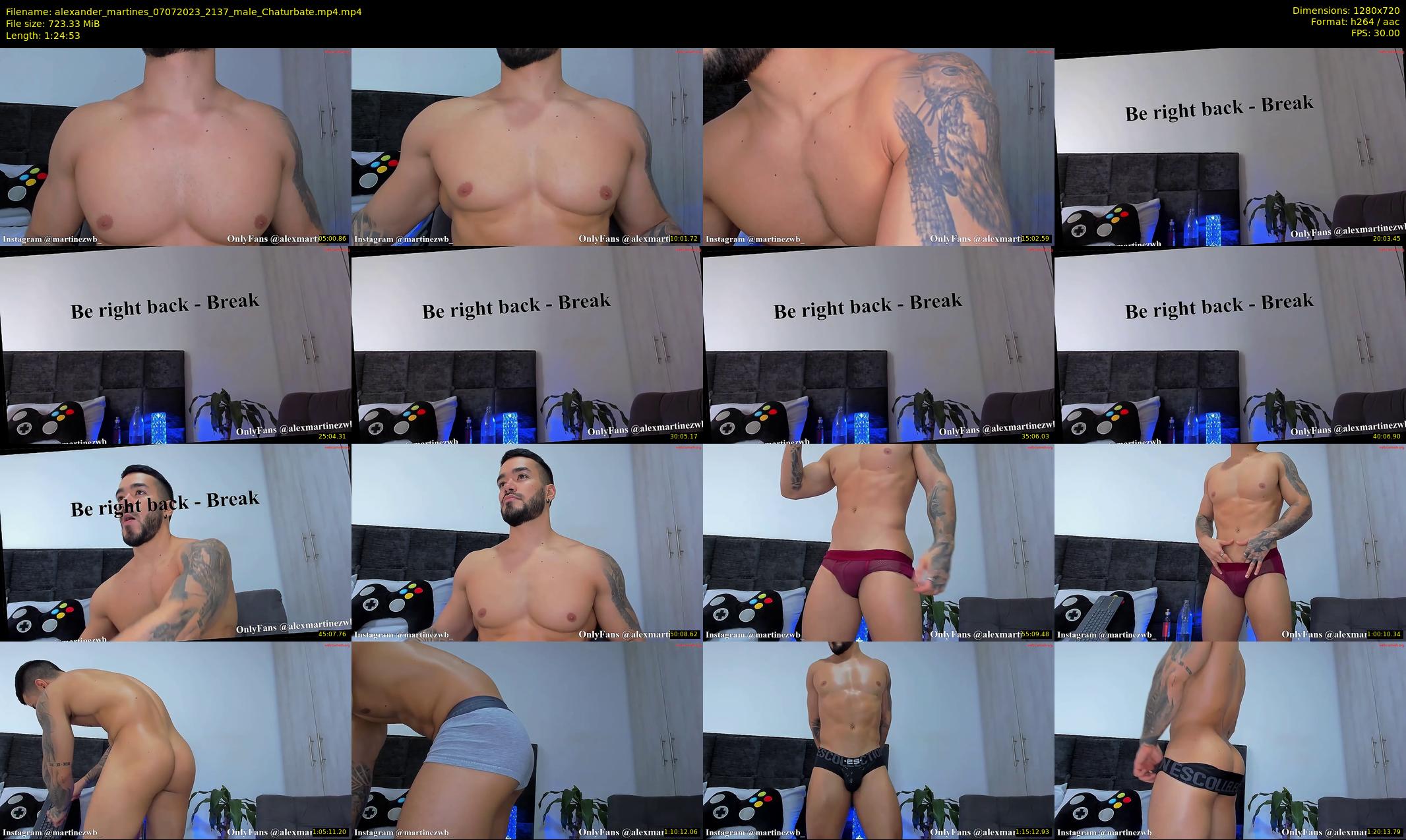 alexander_martines — 85 minute Chaturbate male cam show recording, 720p, Jul 7, 2023