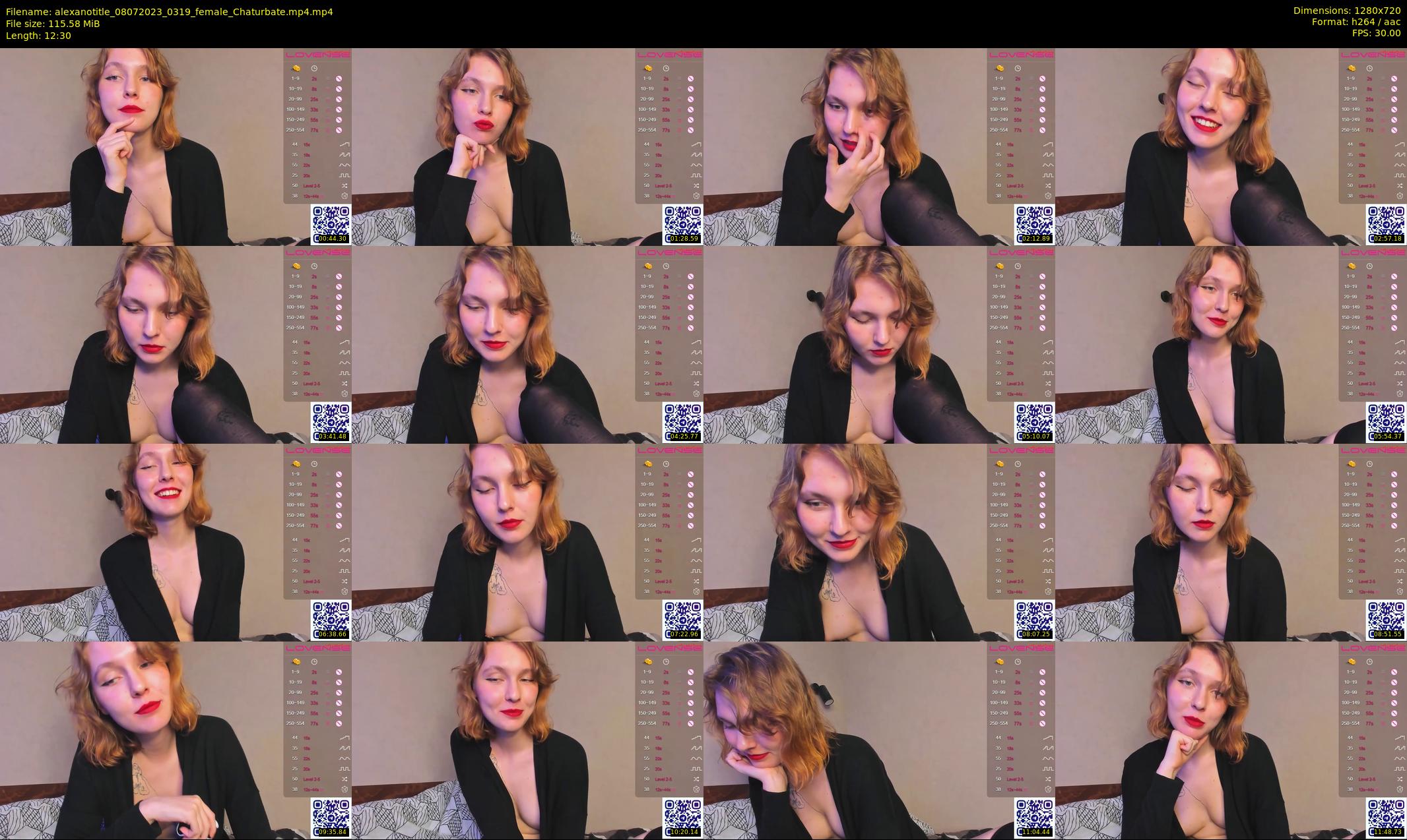 alexanotitle — 13 minute Chaturbate female cam show recording, 720p, Jul 8, 2023