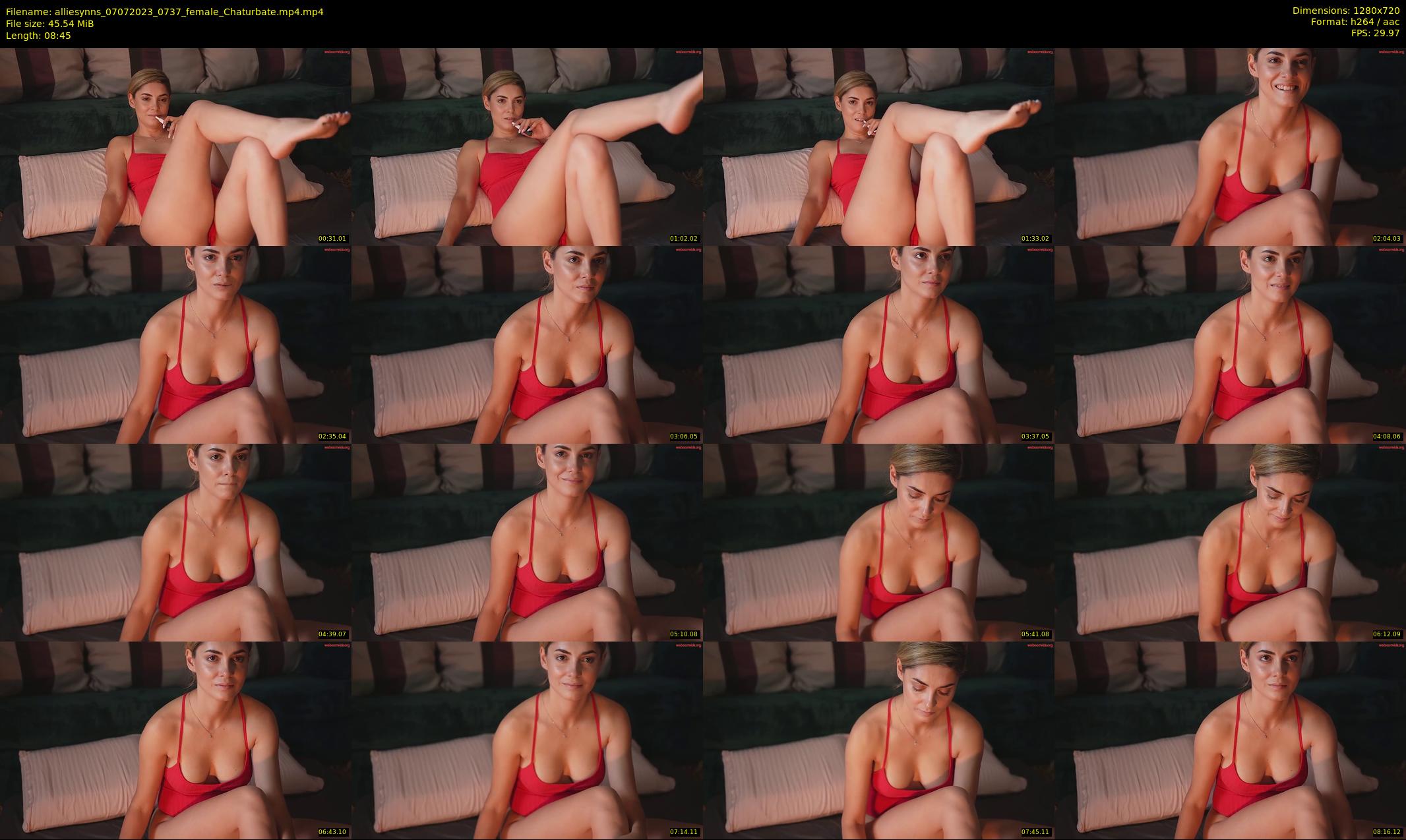 alliesynns — 9 minute Chaturbate female cam show recording, 720p, Jul 7, 2023