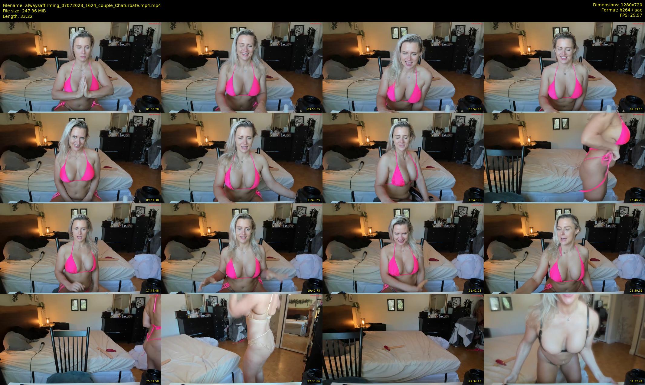 alwaysaffirming — 34 minute Chaturbate couple cam show recording, 720p, Jul 7, 2023