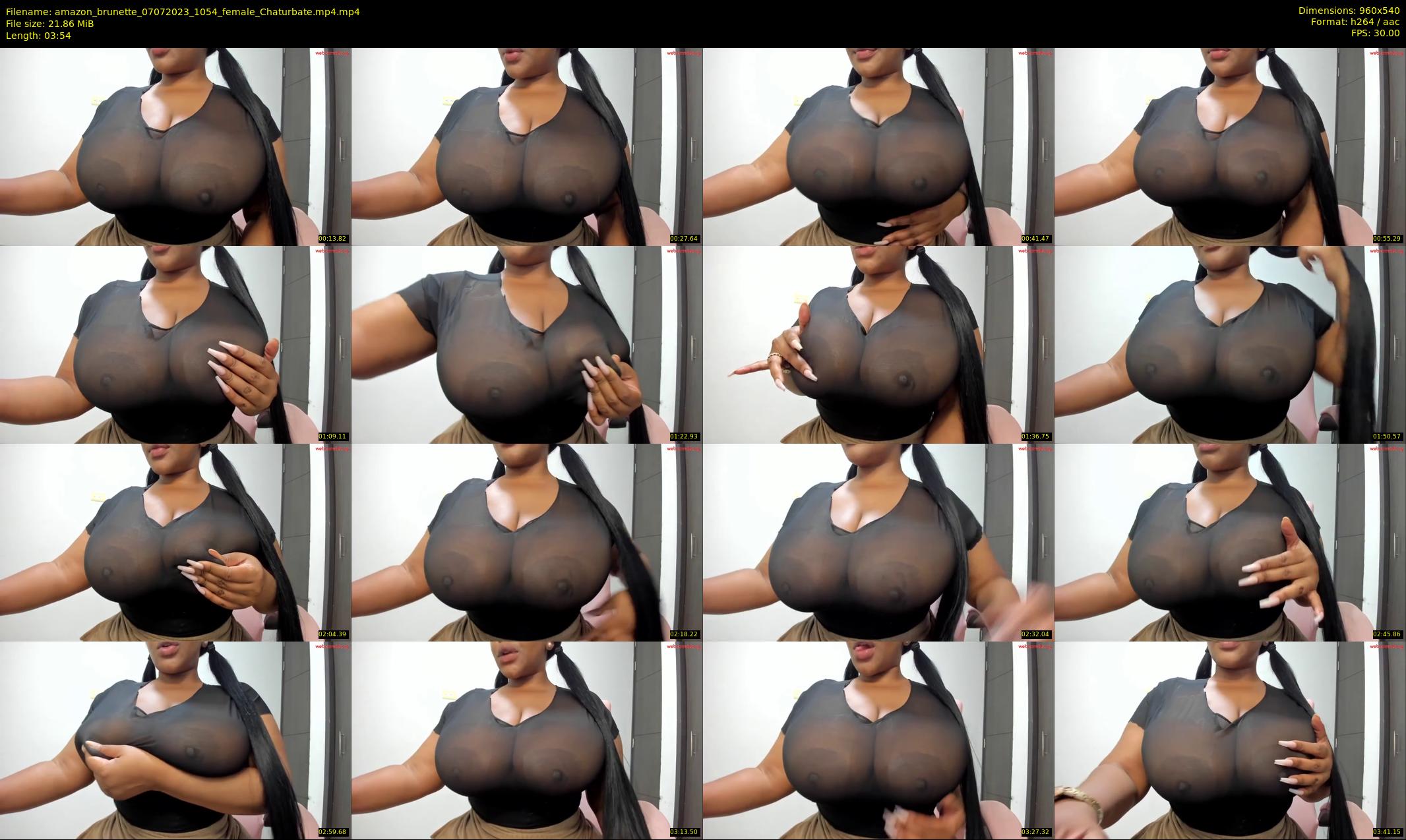 amazon_brunette — 4 minute Chaturbate female cam show recording, 480p, Jul 7, 2023