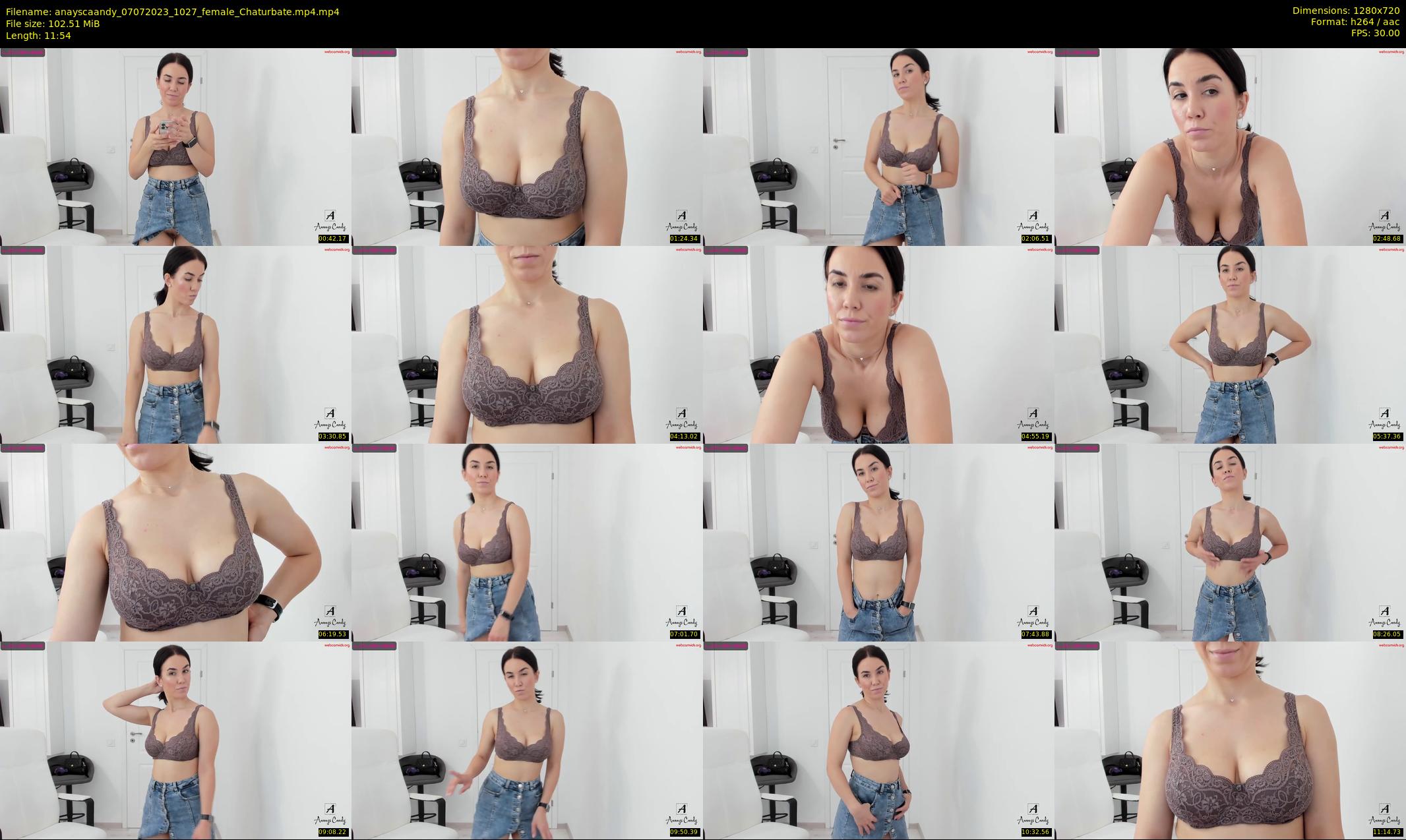 anayscaandy — 12 minute Chaturbate female cam show recording, 720p, Jul 7, 2023